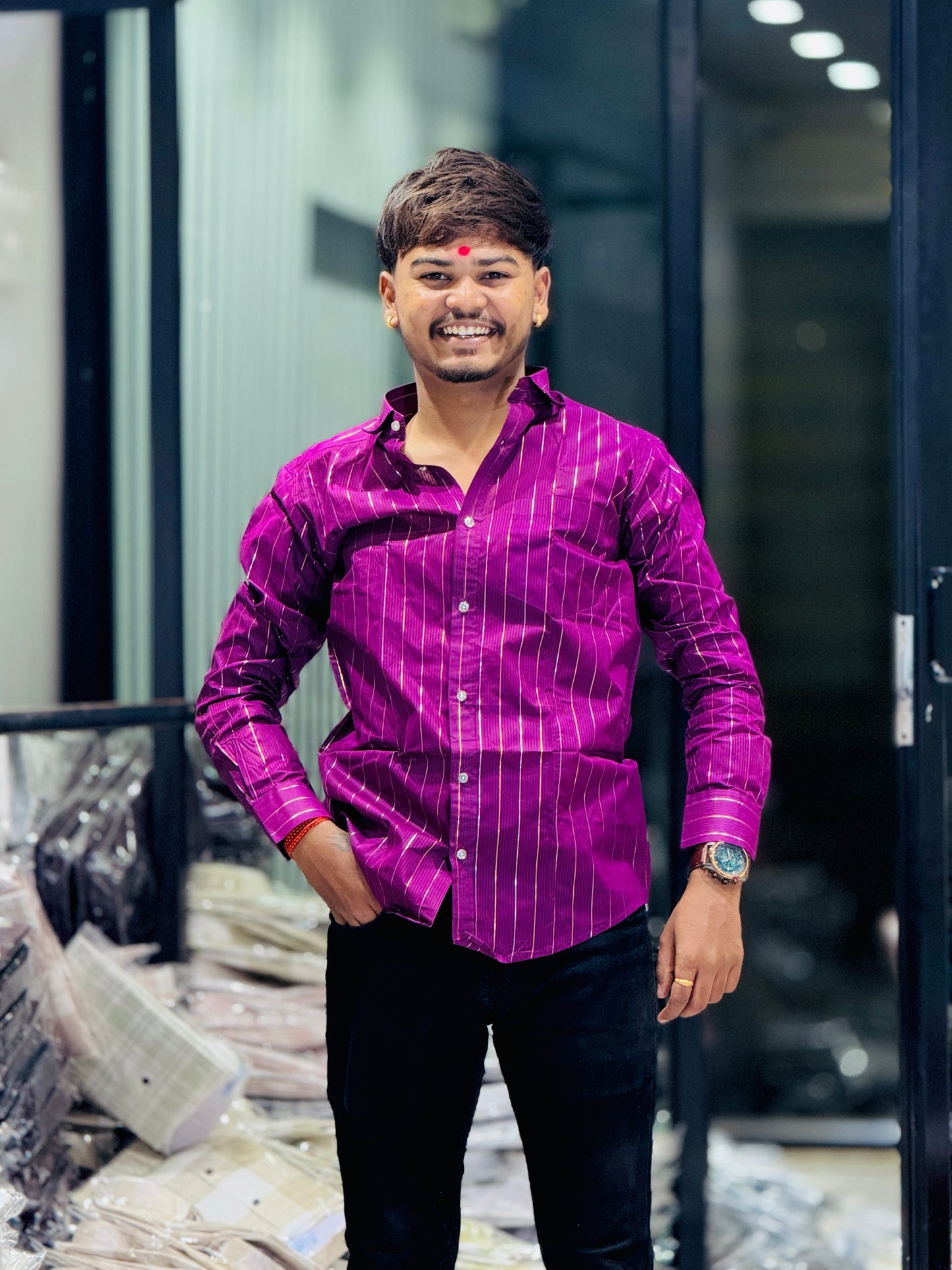 KHADI SHIRT(Set Off 4)