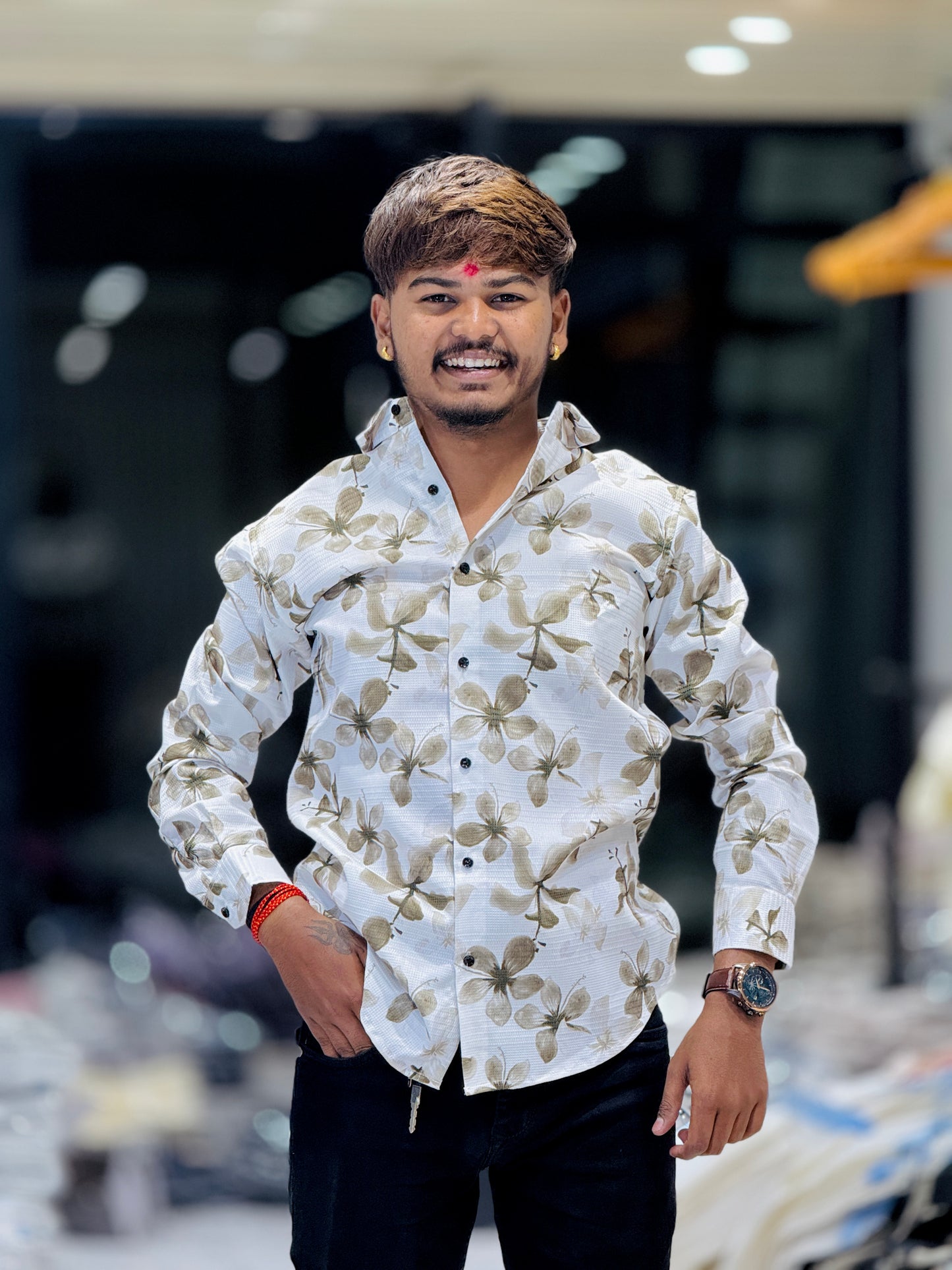 FUNKY PRINT SHIRT(Set Off 4)