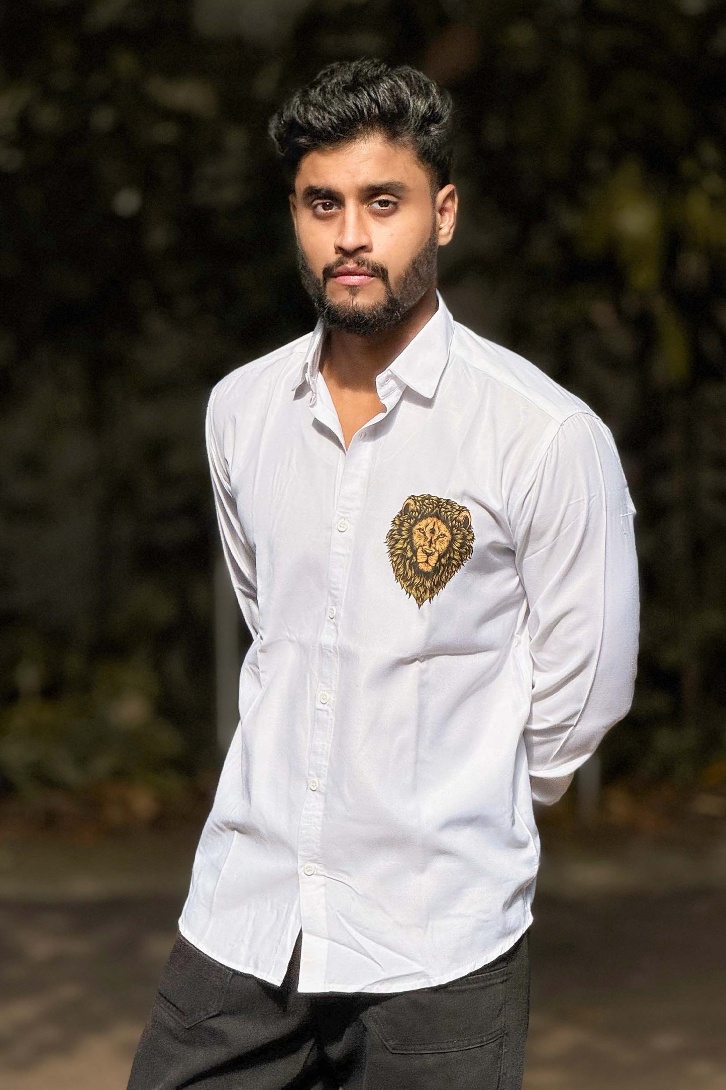 The ROYAL Shirt | 100% Cotton Premium Lion Printed Shirt