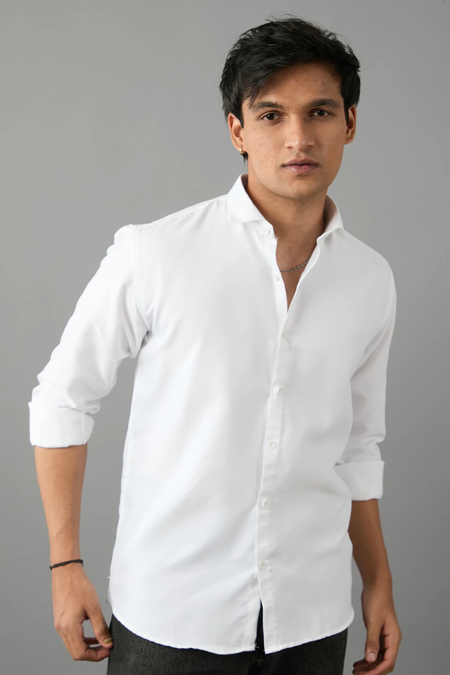 Classic White Essential Shirt | 100% Cotton Premium Wear