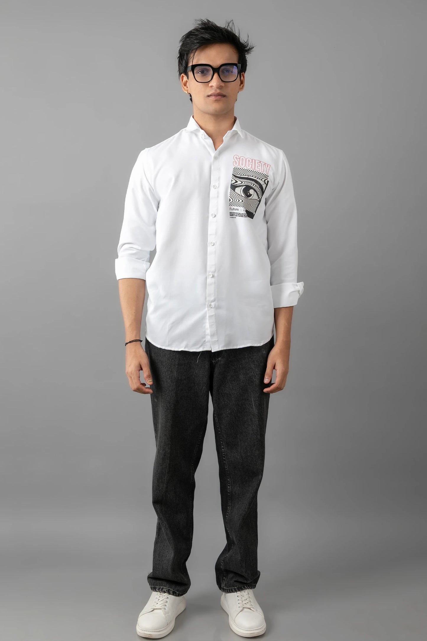 Society 2.O Shirt | 100% Cotton Premium Printed Shirt