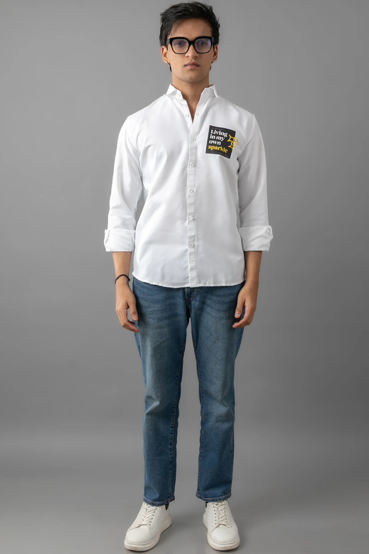 Pure Sparkle Shirt | 100% Cotton Premium Printed Shirt