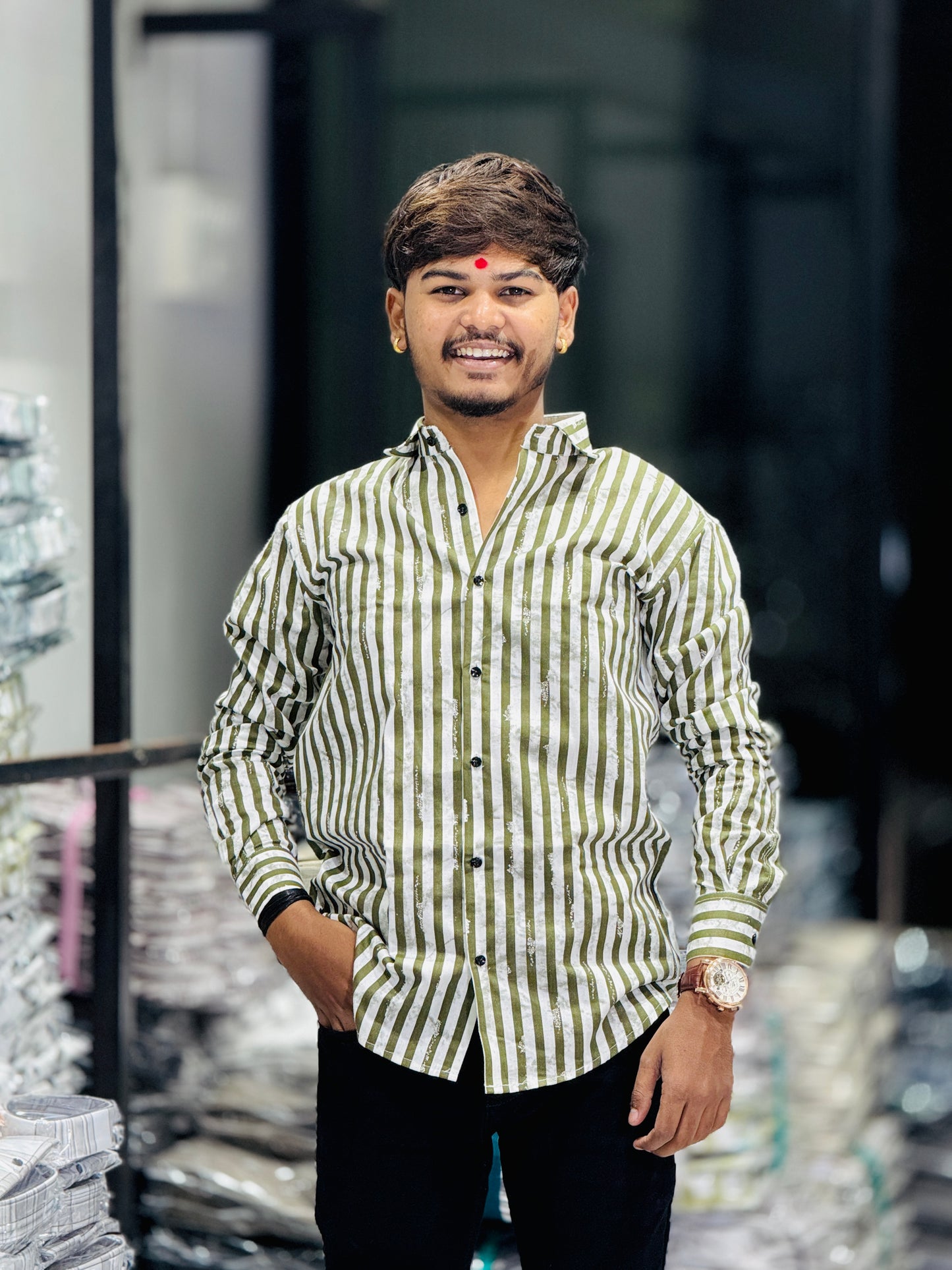 CLASSIC LINING SHIRT(Set Off 4)