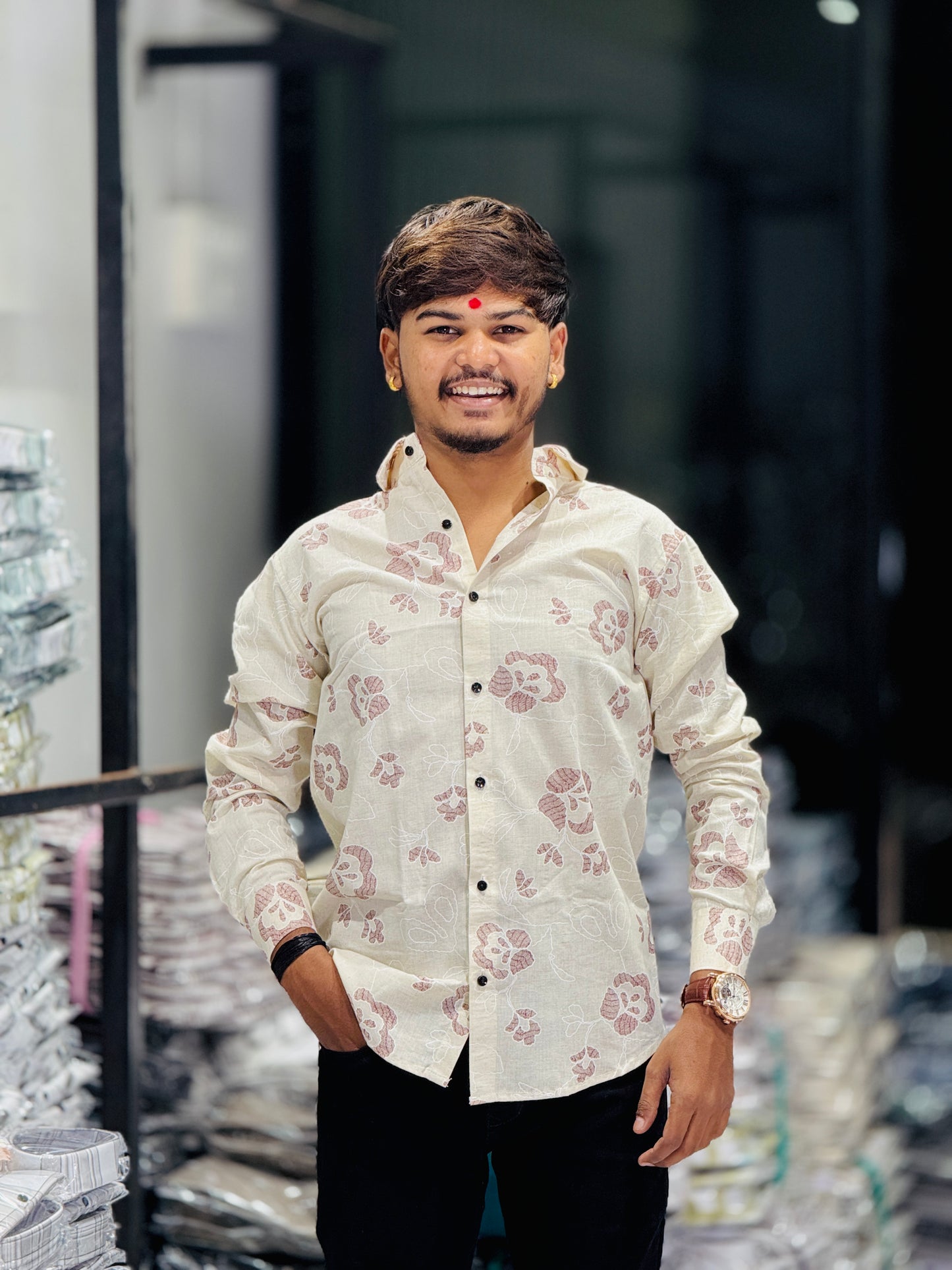 FUNKY PRINT SHIRT(Set Off 4)