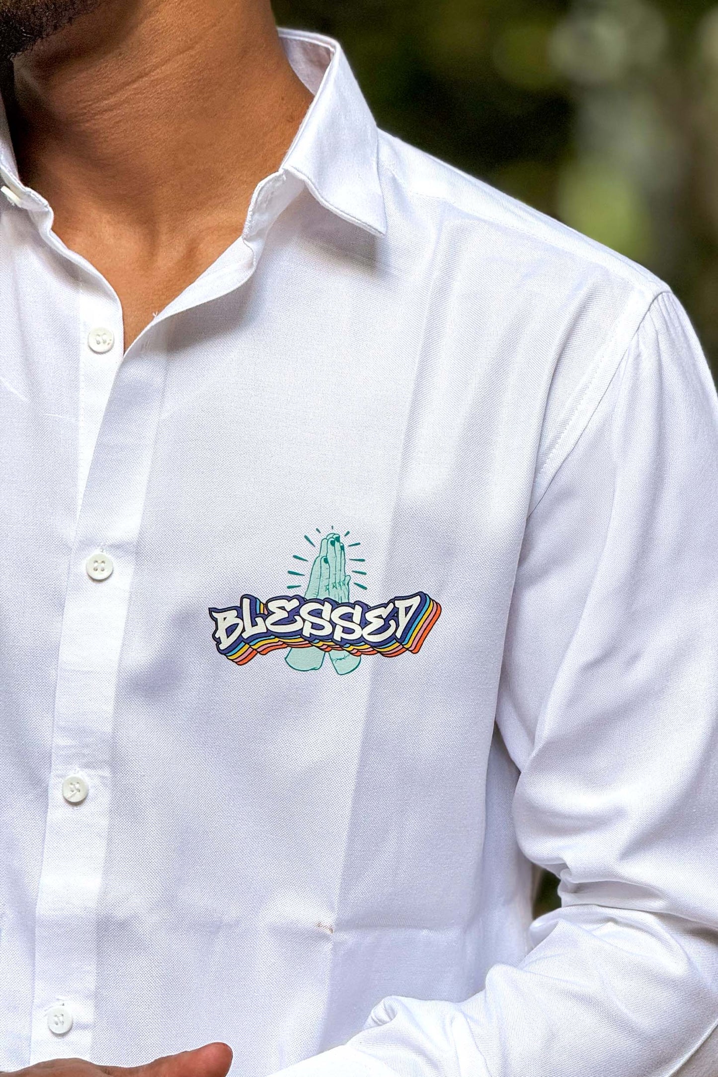 The Blessed Shirt | 100% Cotton Premium Printed Shirt