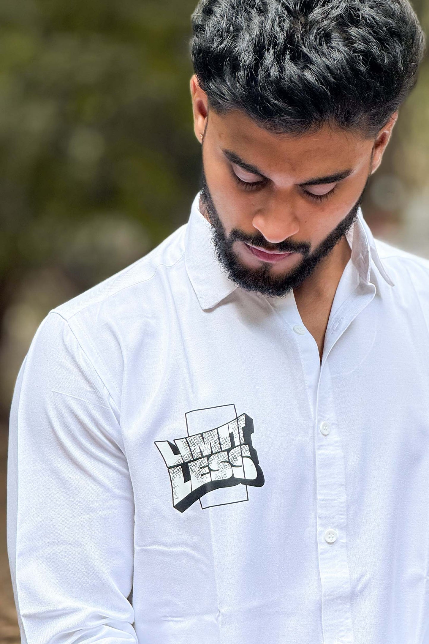 LIMITLESS Street Edition | 100% Cotton Printed Shirt