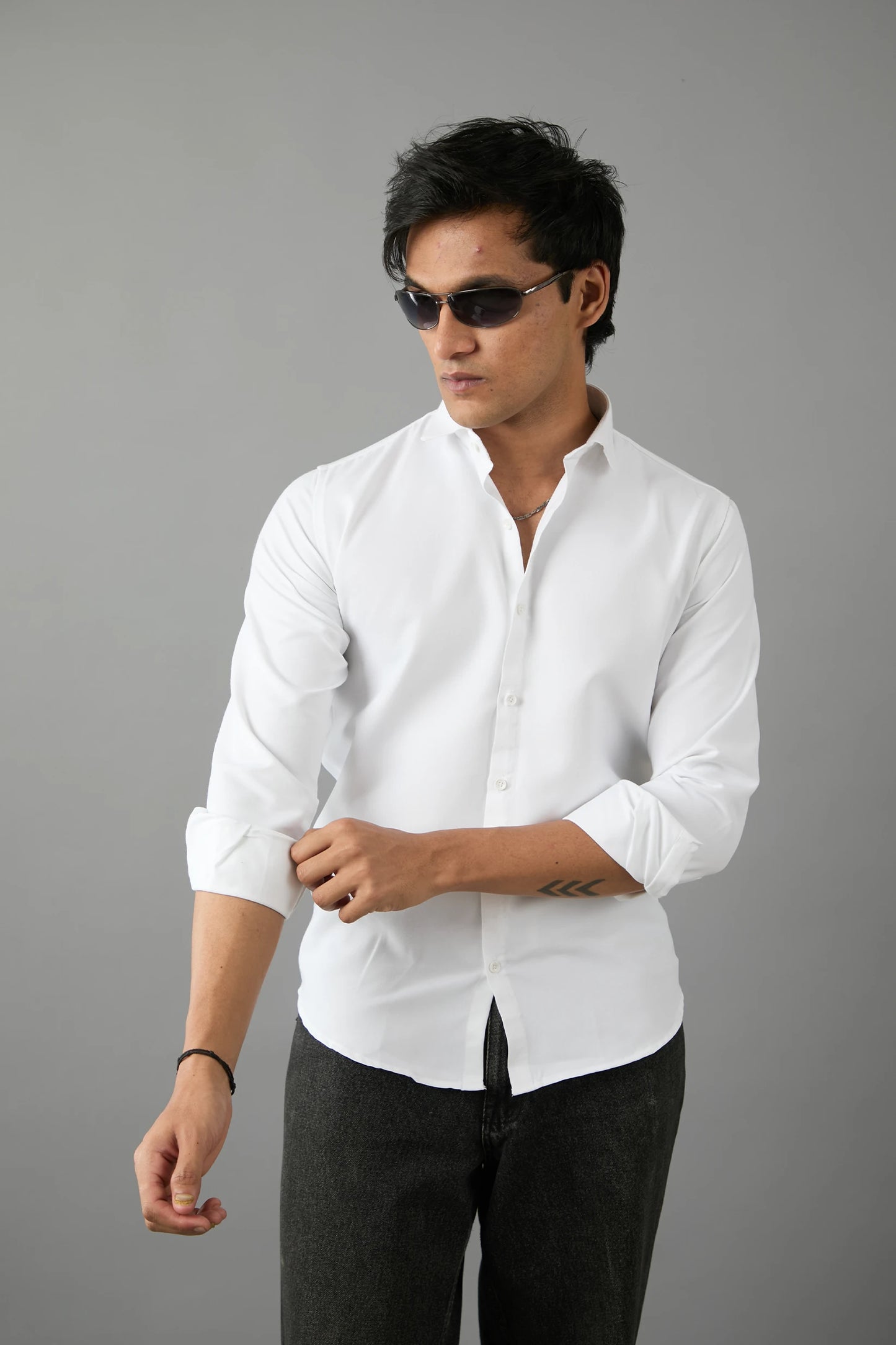 Classic White Essential Shirt | 100% Cotton Premium Wear