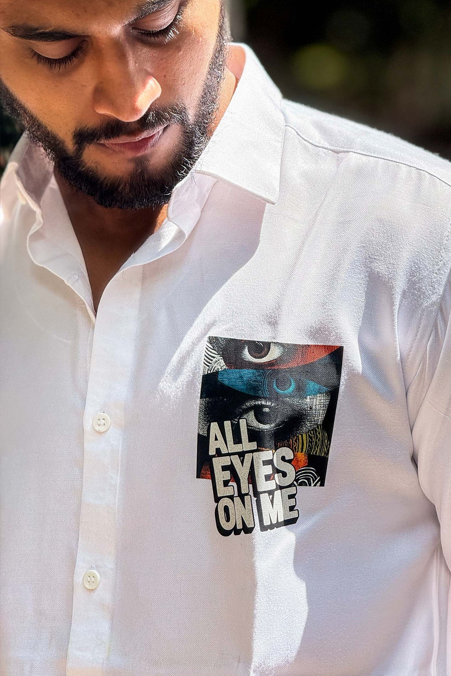 The FOCUS Shirt | 100% Cotton Premium Printed Shirt