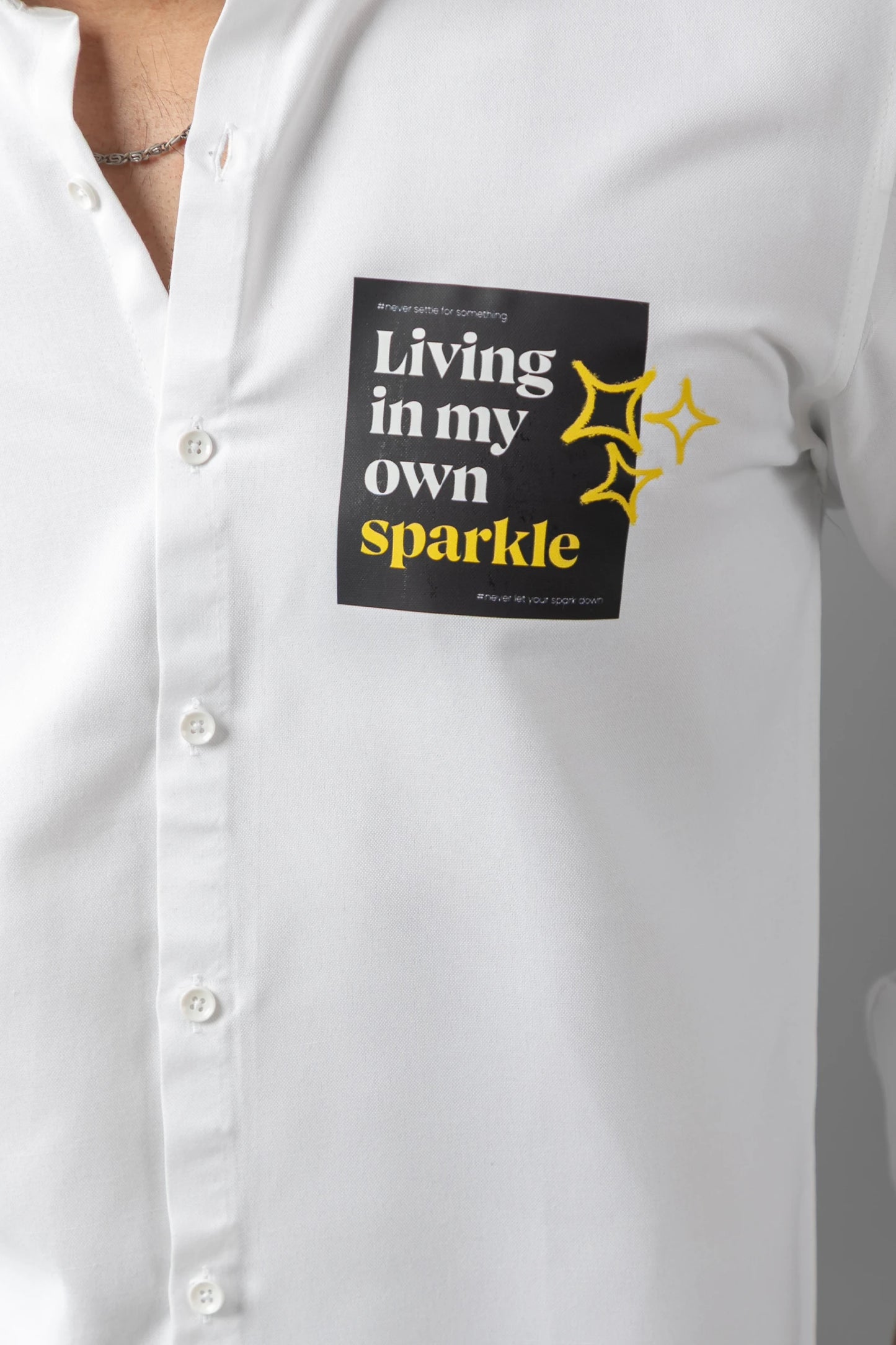 Pure Sparkle Shirt | 100% Cotton Premium Printed Shirt