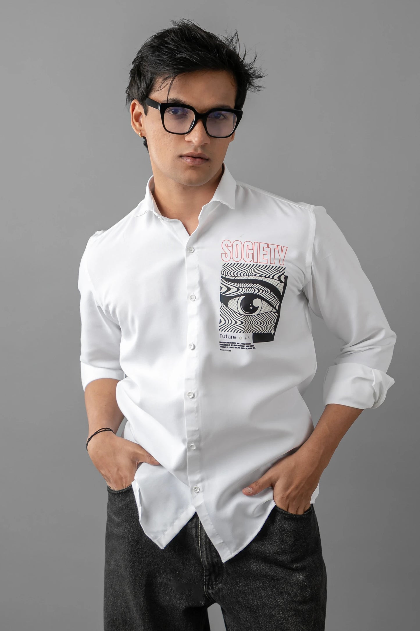 Society 2.O Shirt | 100% Cotton Premium Printed Shirt