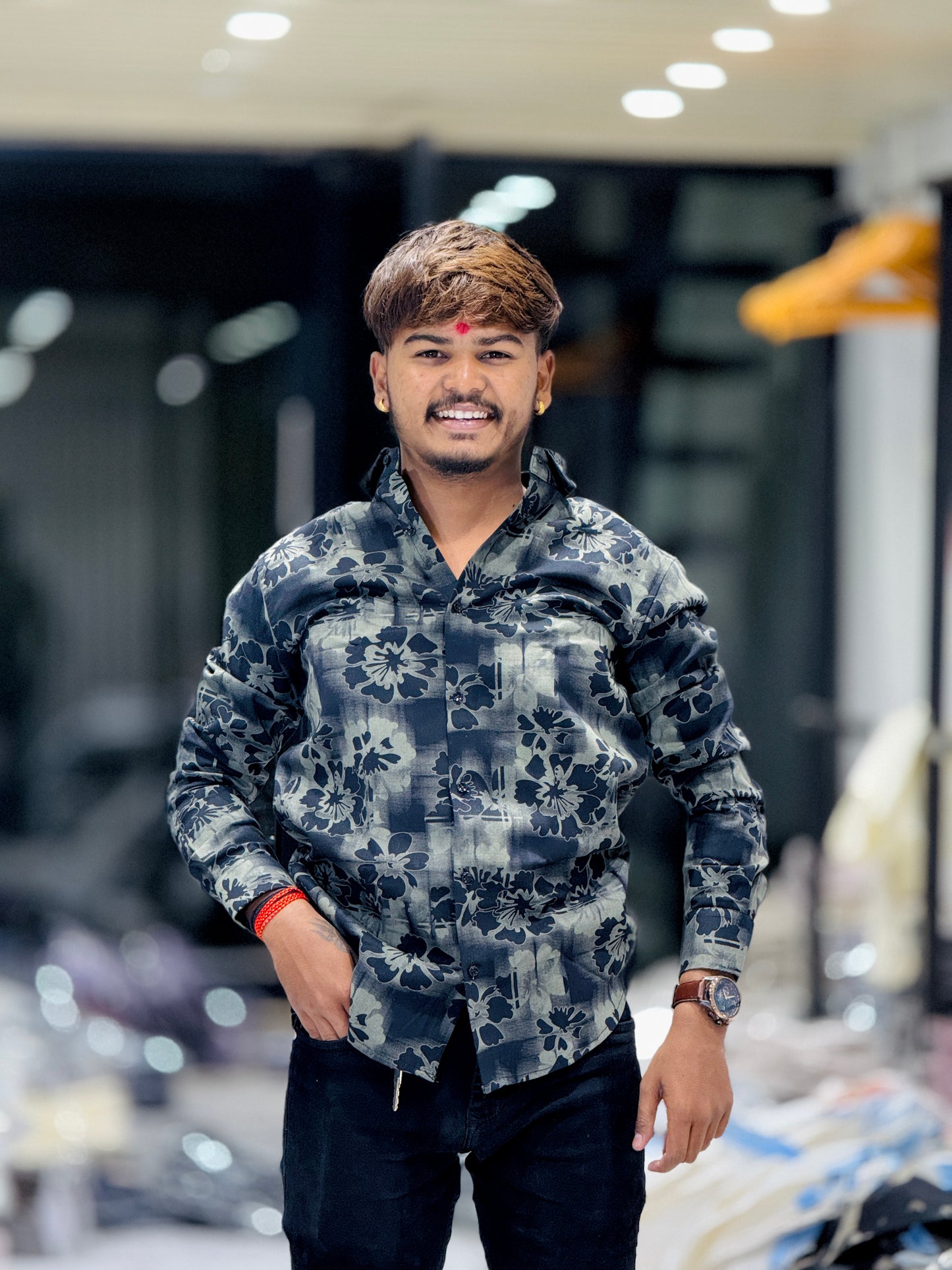 FUNKY PRINT SHIRT(Set Off 4)