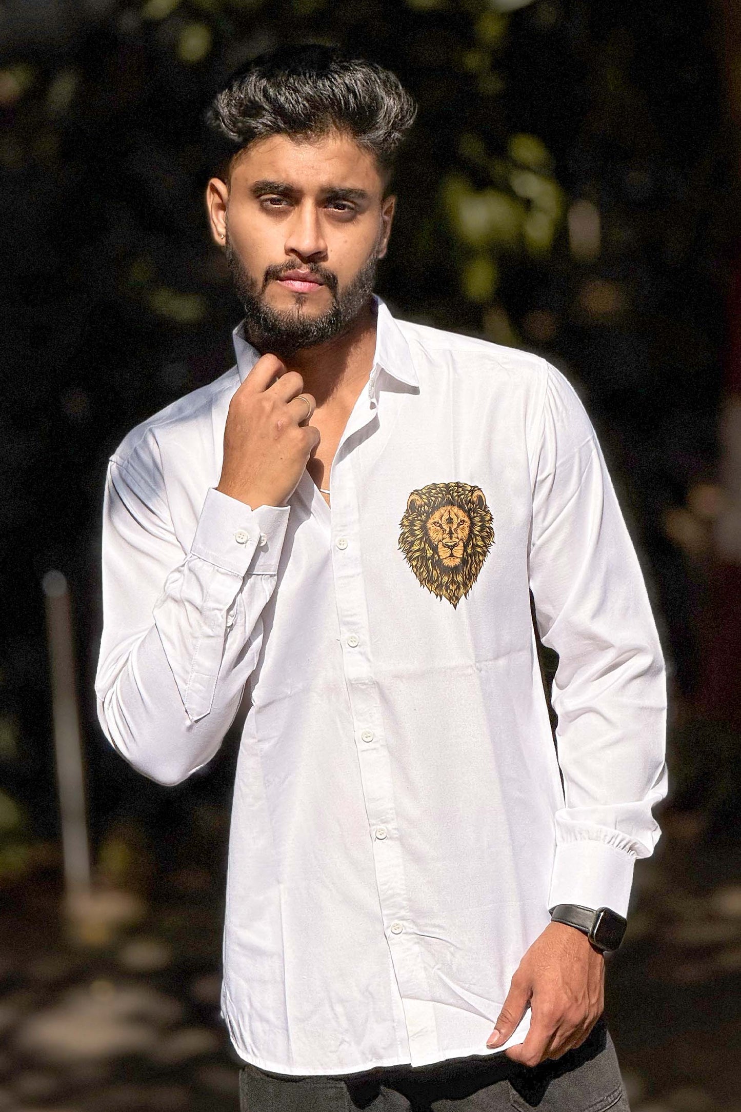 The ROYAL Shirt | 100% Cotton Premium Lion Printed Shirt