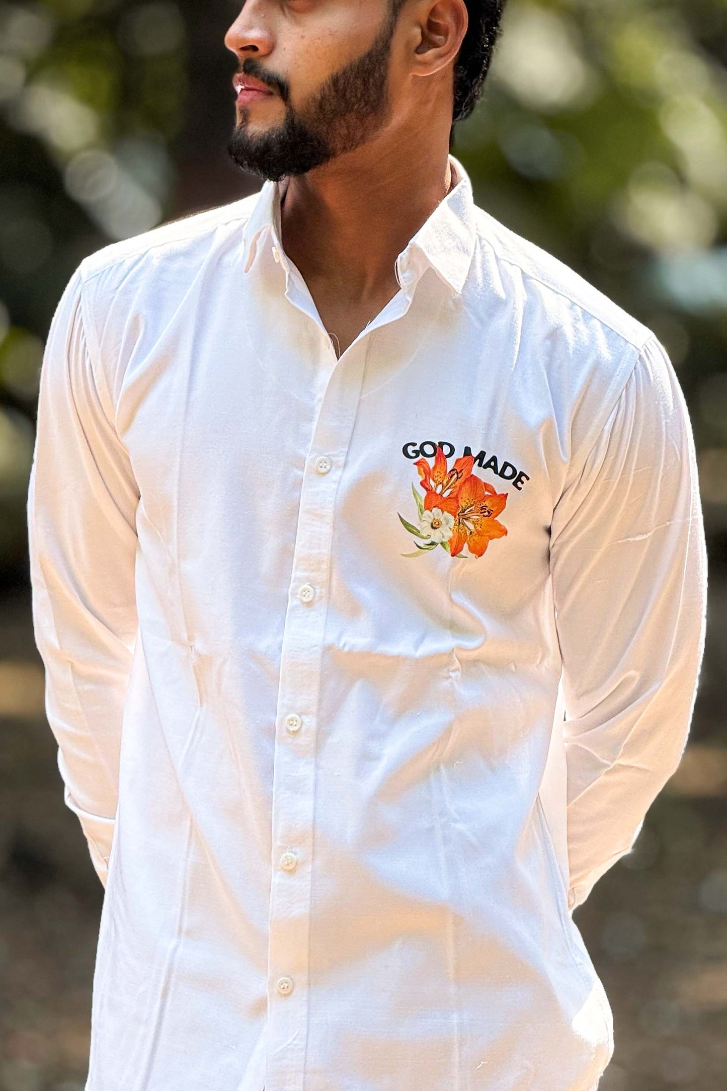 GOD MADE Street Edition | 100% Cotton Printed Shirt