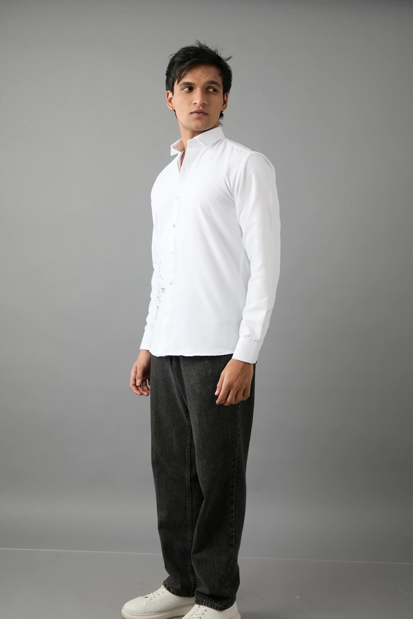 Classic White Essential Shirt | 100% Cotton Premium Wear