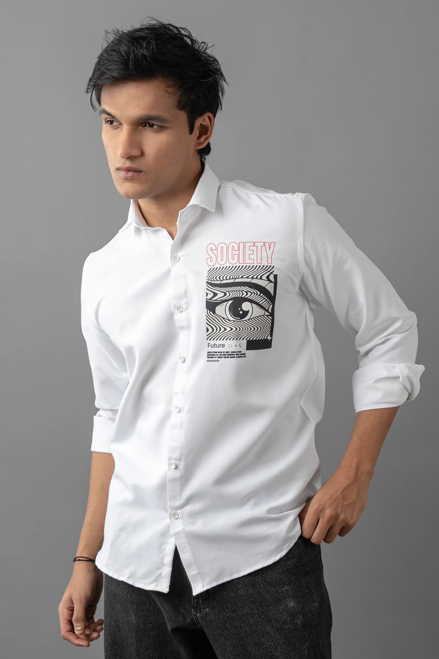 Society 2.O Shirt | 100% Cotton Premium Printed Shirt