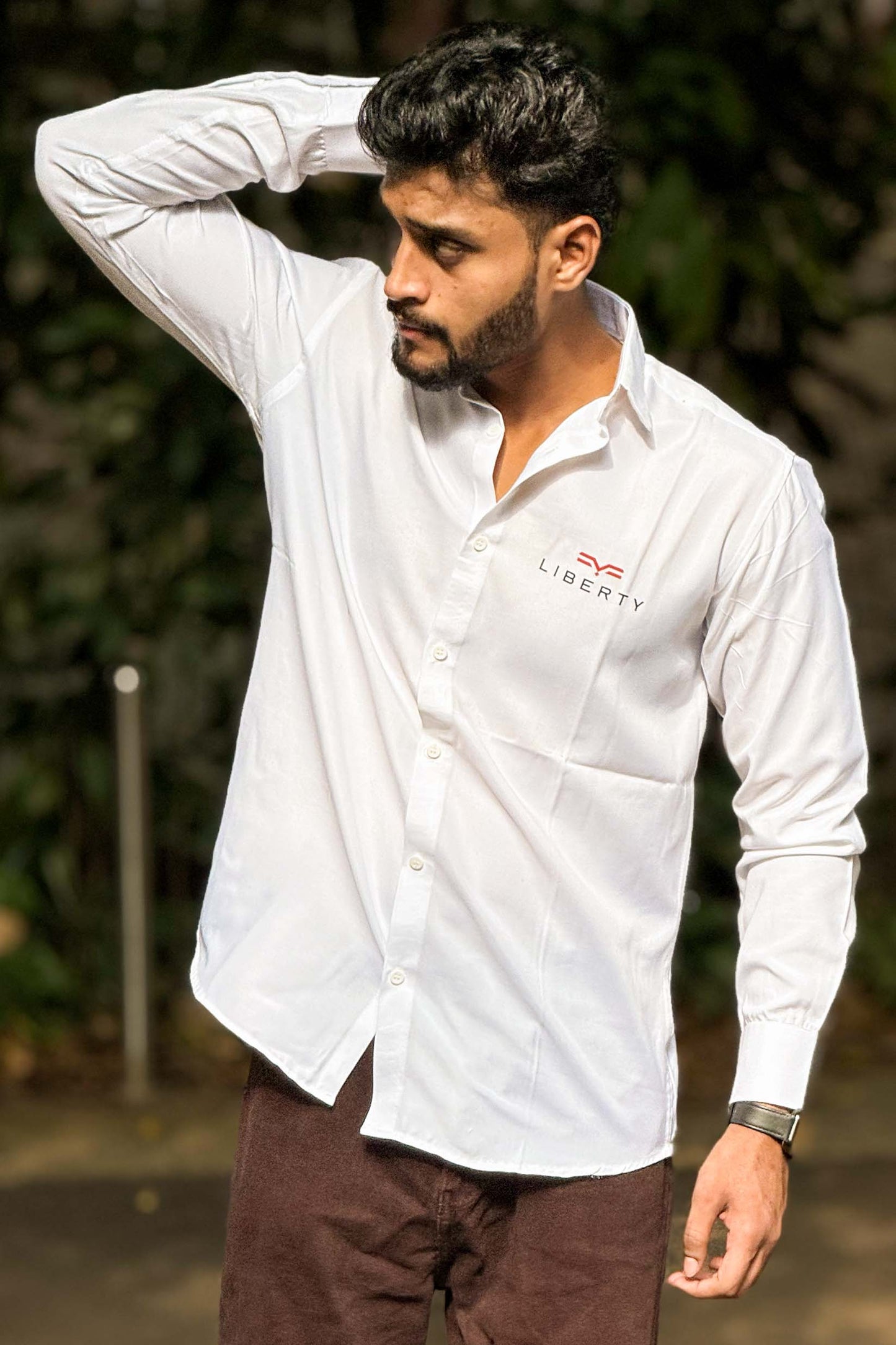 The LIBERTY Shirt | 100% Cotton Premium Minimal Printed Shirt