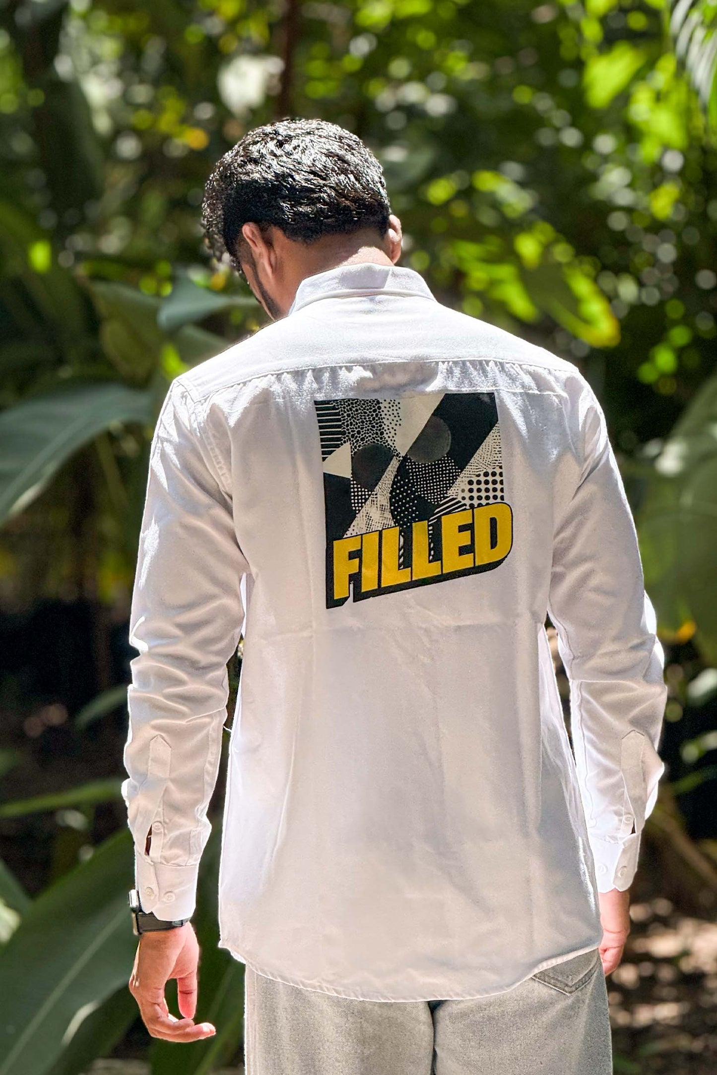 The FILLED Shirt | 100% Cotton Premium Graphic Print Shirt