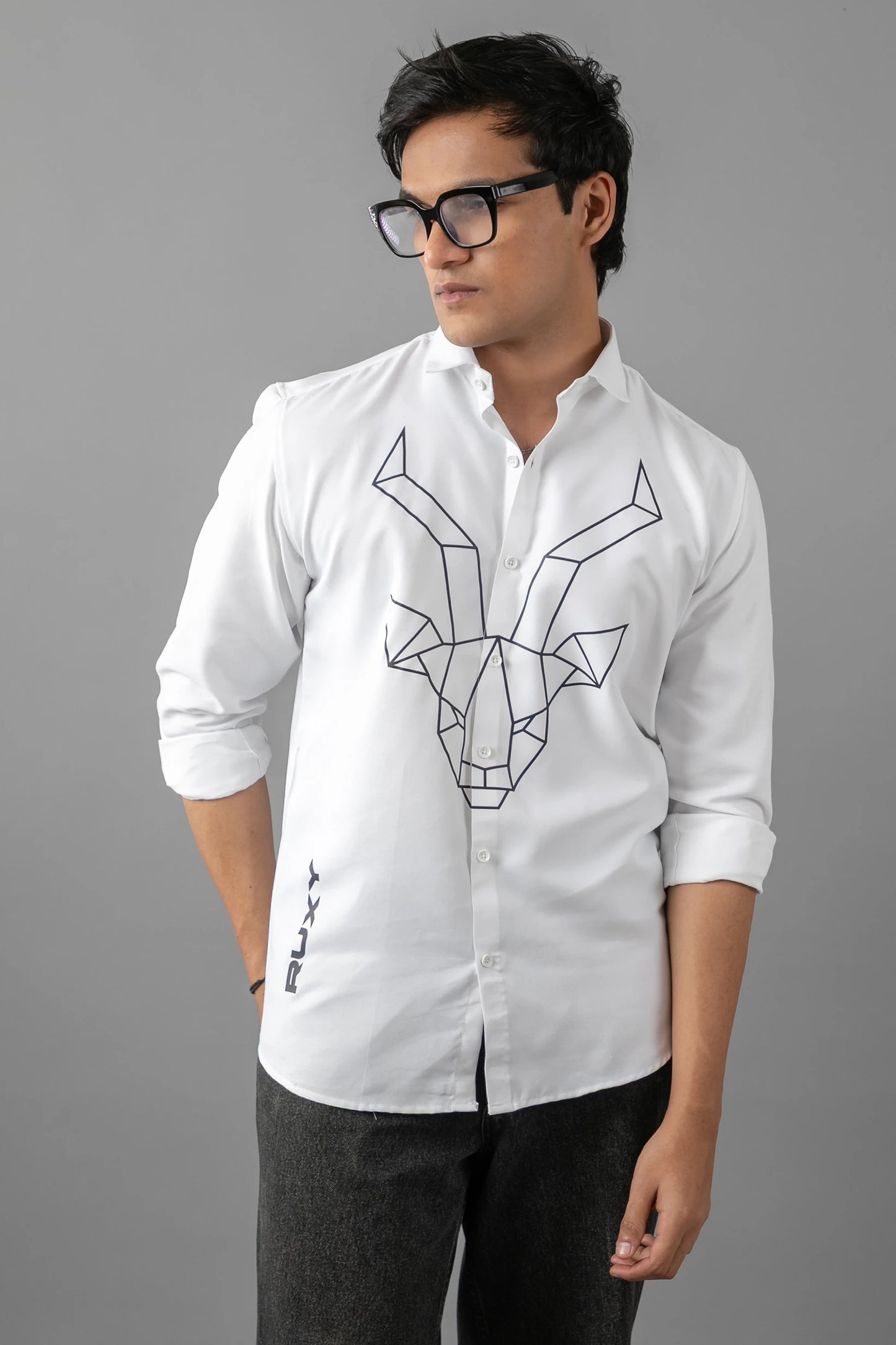 Antelope Printed Shirt | 100% Cotton Premium Design