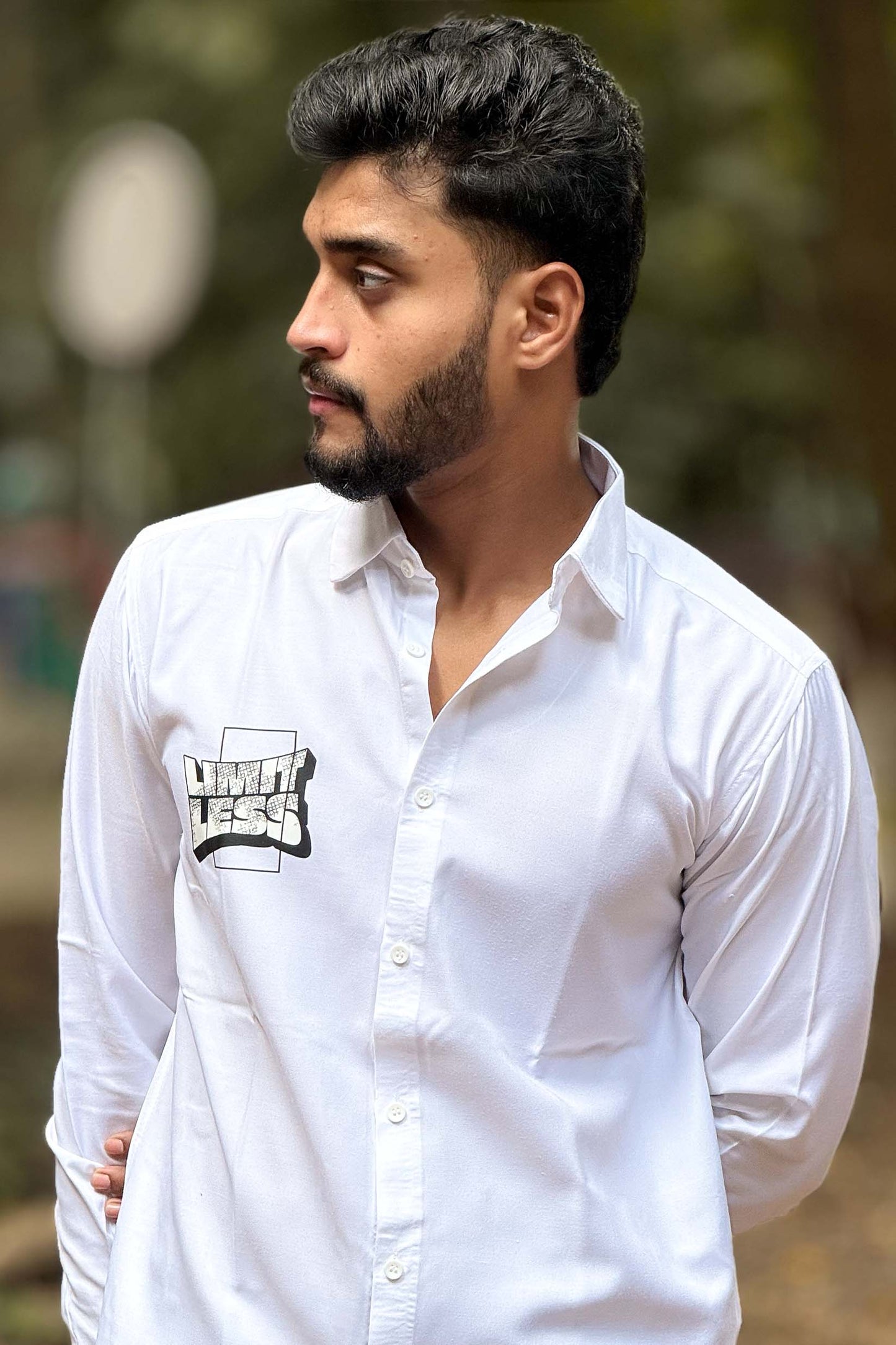 LIMITLESS Street Edition | 100% Cotton Printed Shirt