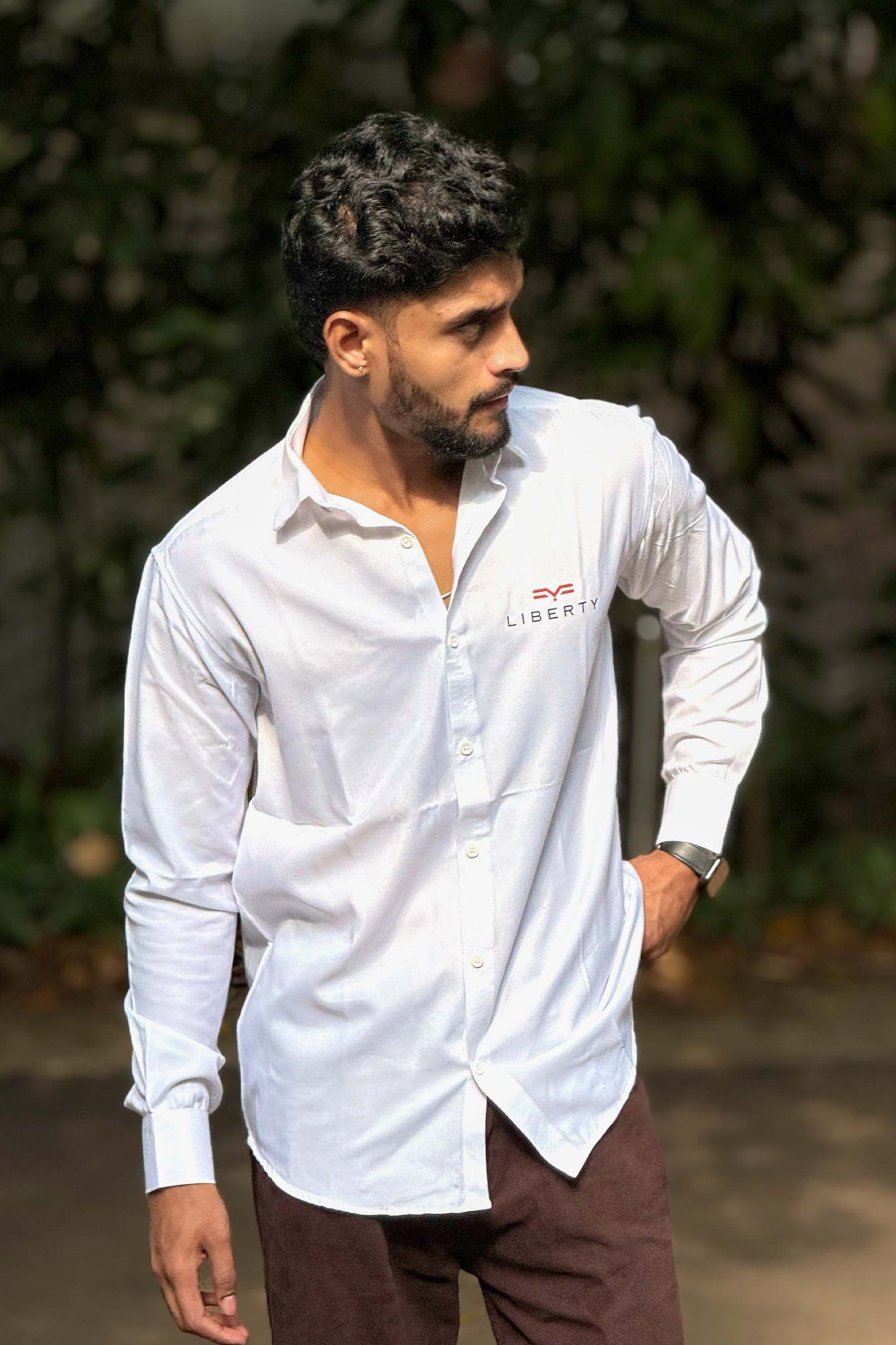 The LIBERTY Shirt | 100% Cotton Premium Minimal Printed Shirt