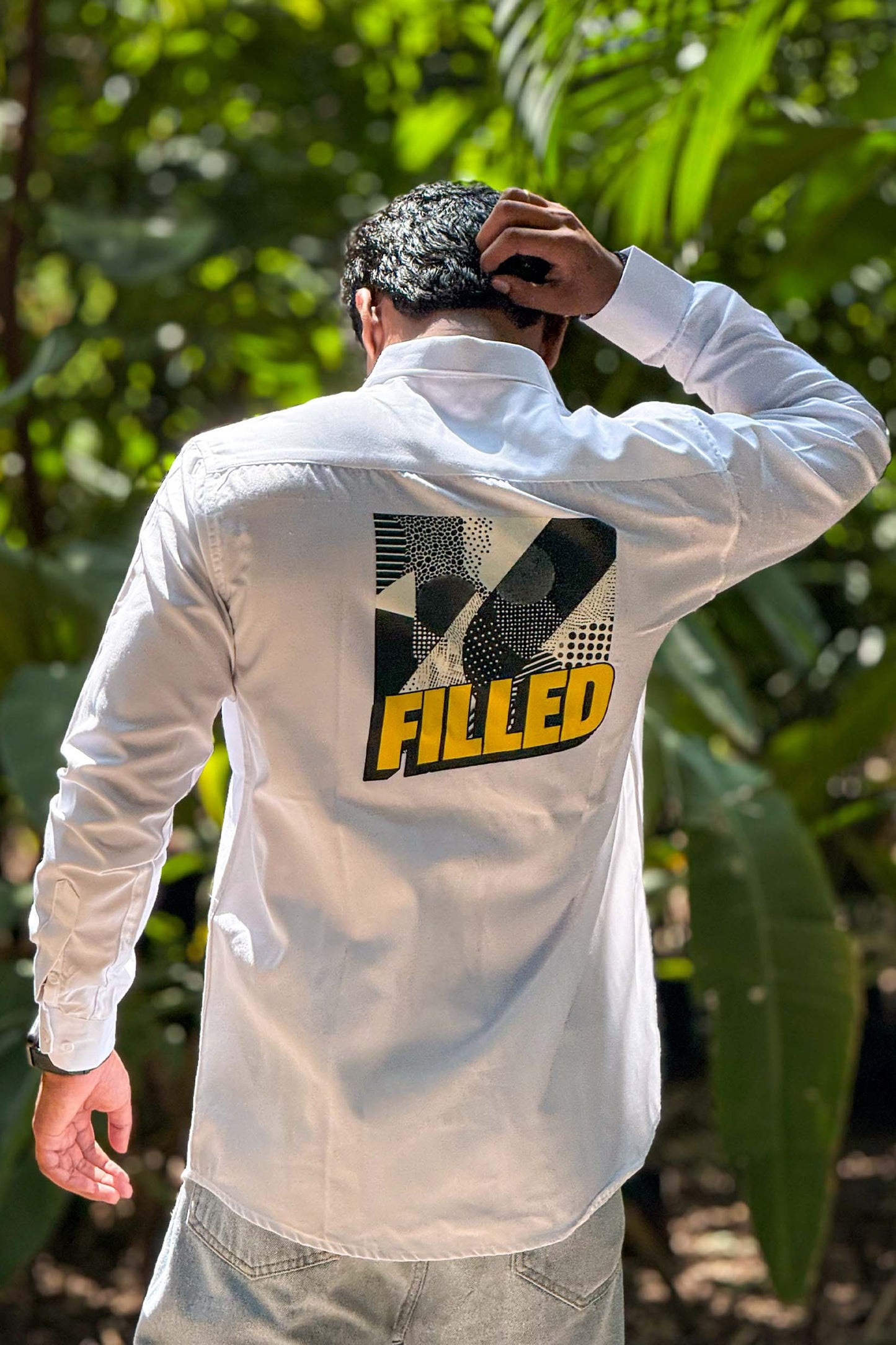 The FILLED Shirt | 100% Cotton Premium Graphic Print Shirt