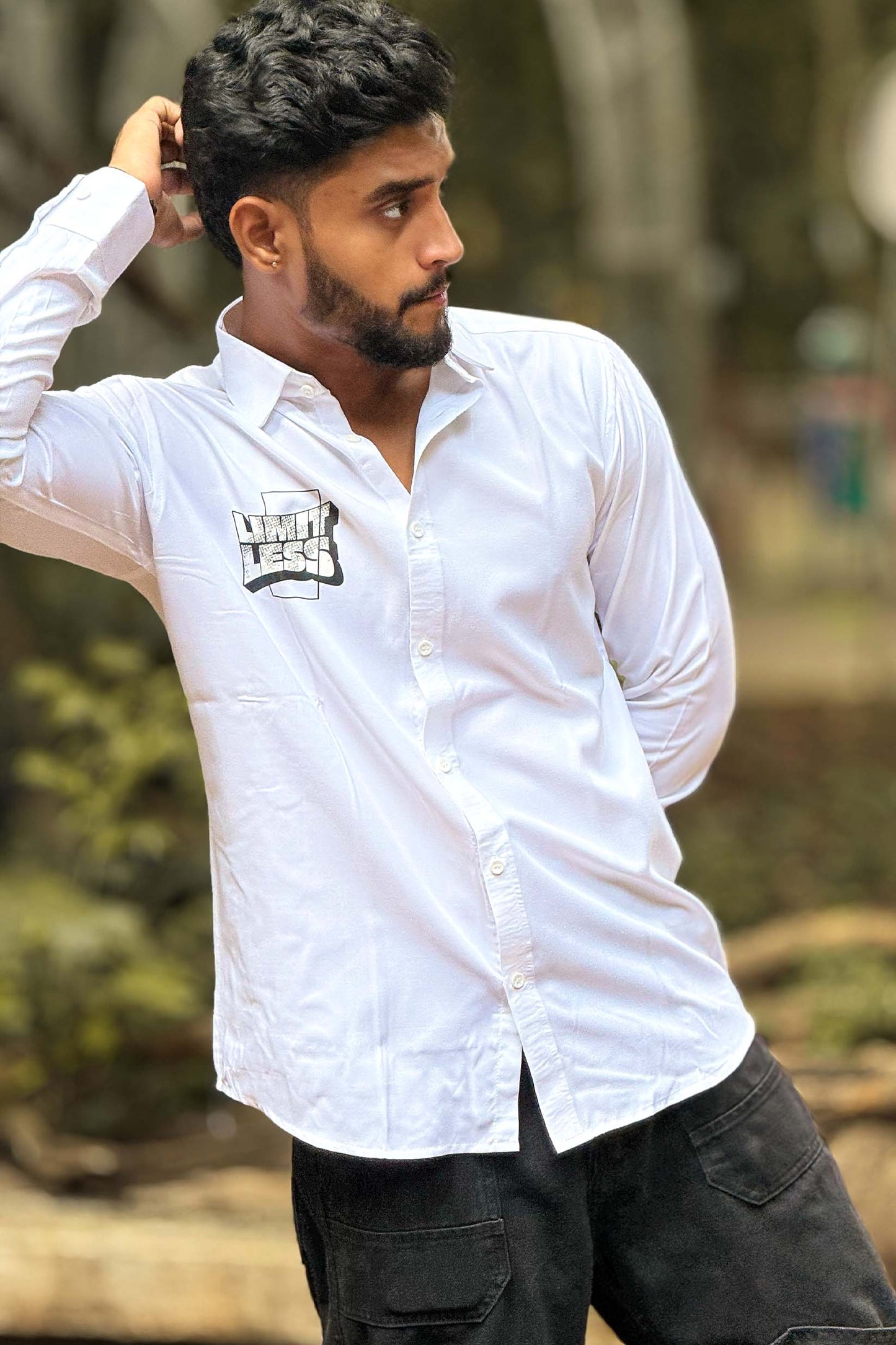 LIMITLESS Street Edition | 100% Cotton Printed Shirt