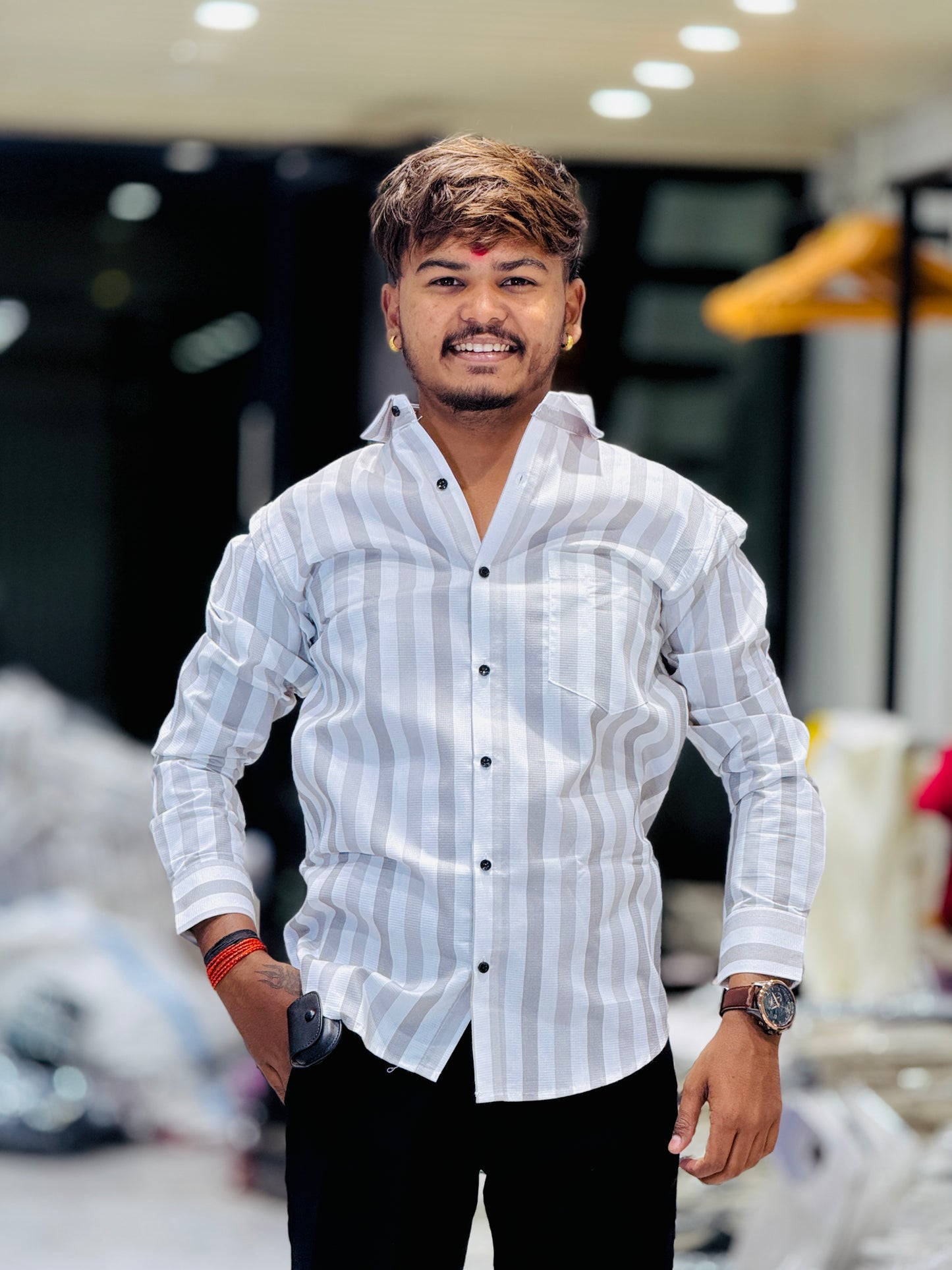 CLASSIC LINING SHIRT(Set Off 4)