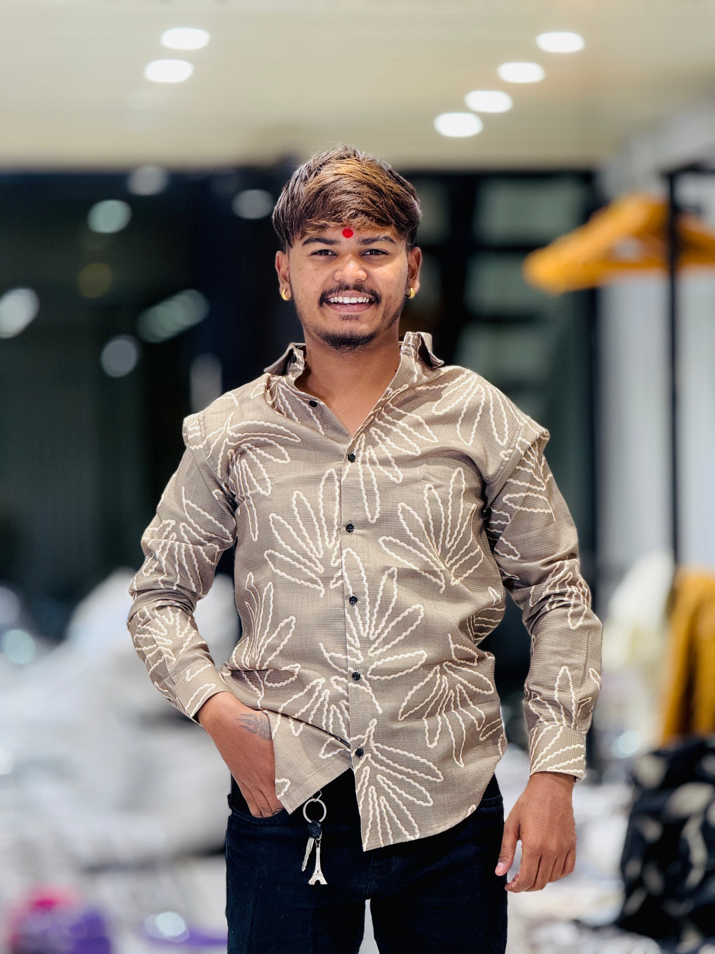 FUNKY PRINT SHIRT(Set Off 4)