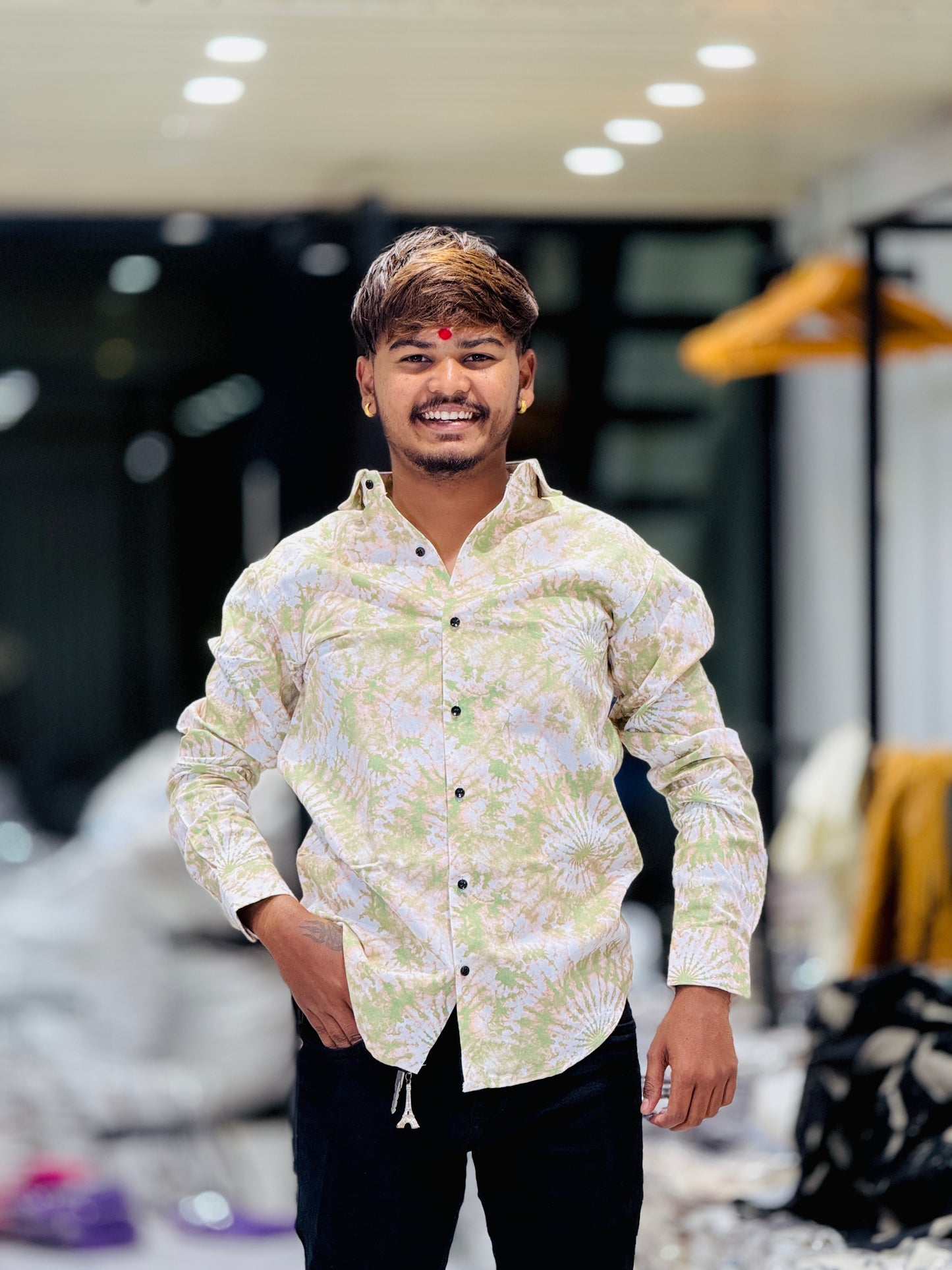 FUNKY PRINT SHIRT(Set Off 4)