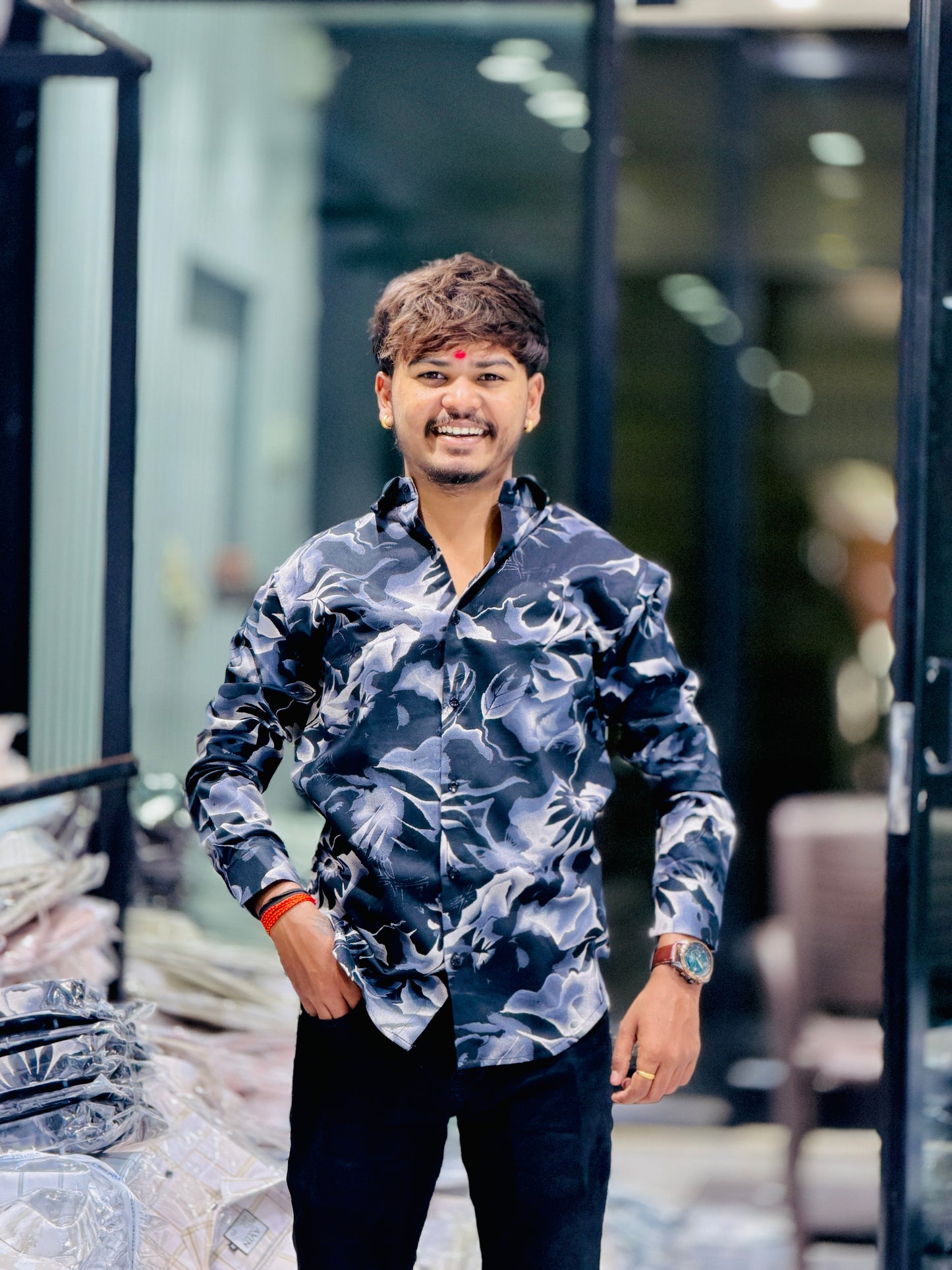 FUNKY PRINT SHIRT(Set Off 4)