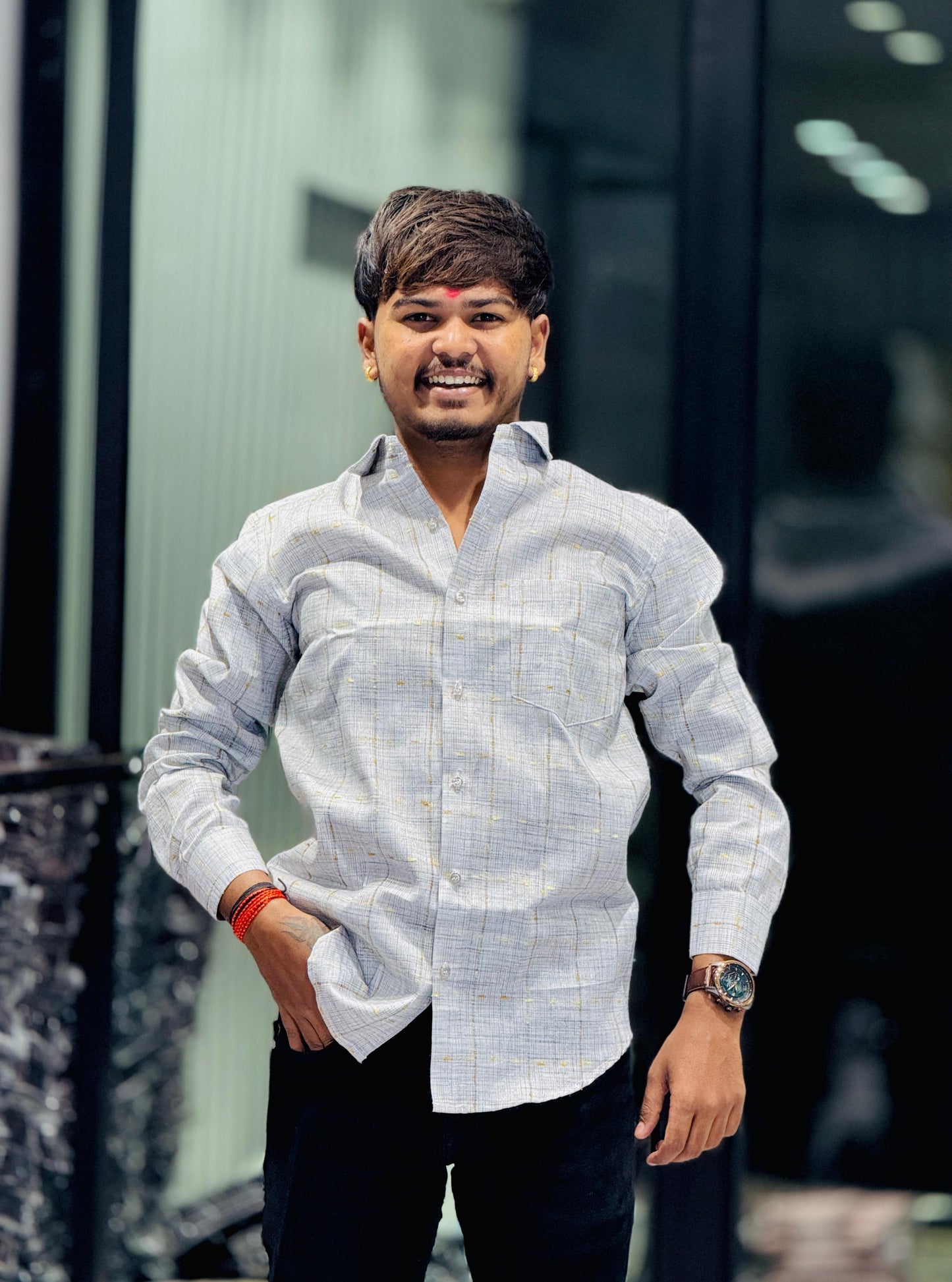 LIGHT CHECKS SHIRT(Set Off 4)