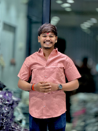 Paper Cotton Half Shirts(Set Off 4)