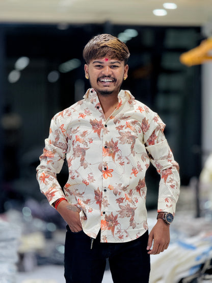 FUNKY PRINT SHIRT(Set Off 4)