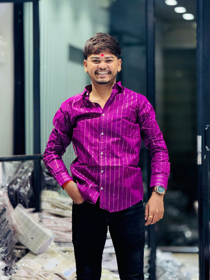 KHADI SHIRT(Set Off 4)