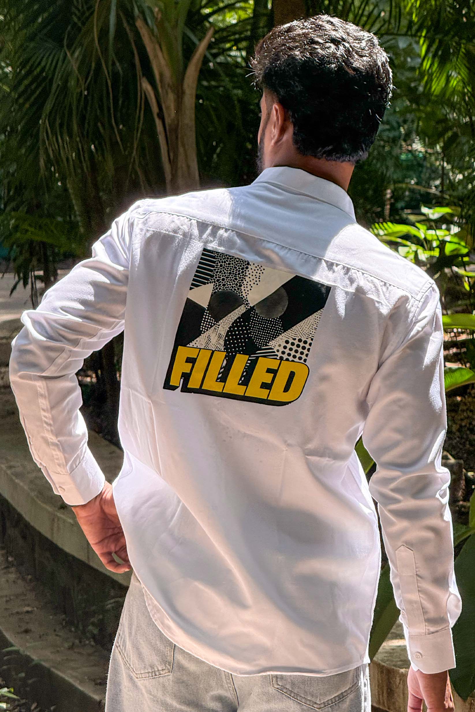 The FILLED Shirt | 100% Cotton Premium Graphic Print Shirt