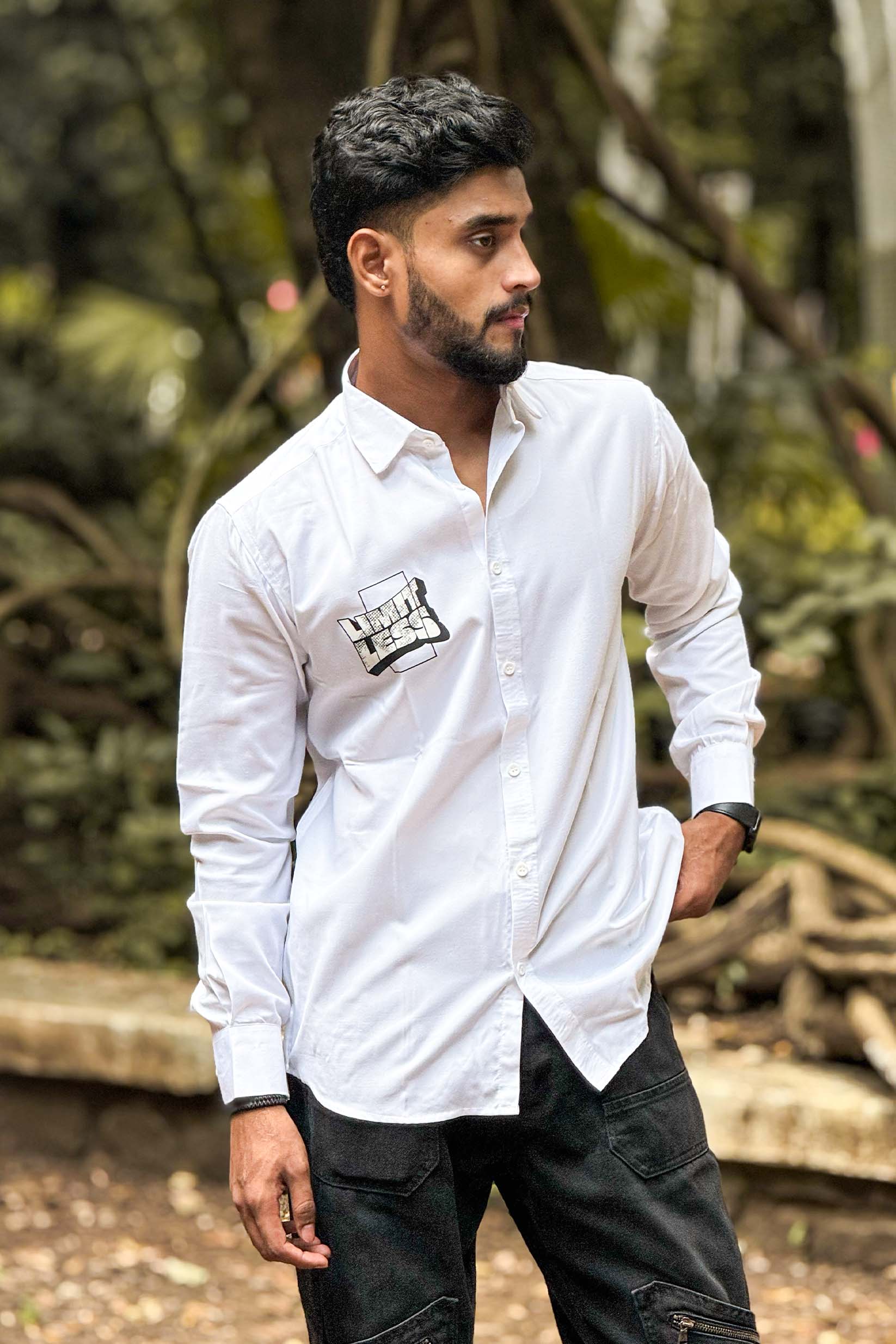 LIMITLESS Street Edition | 100% Cotton Printed Shirt