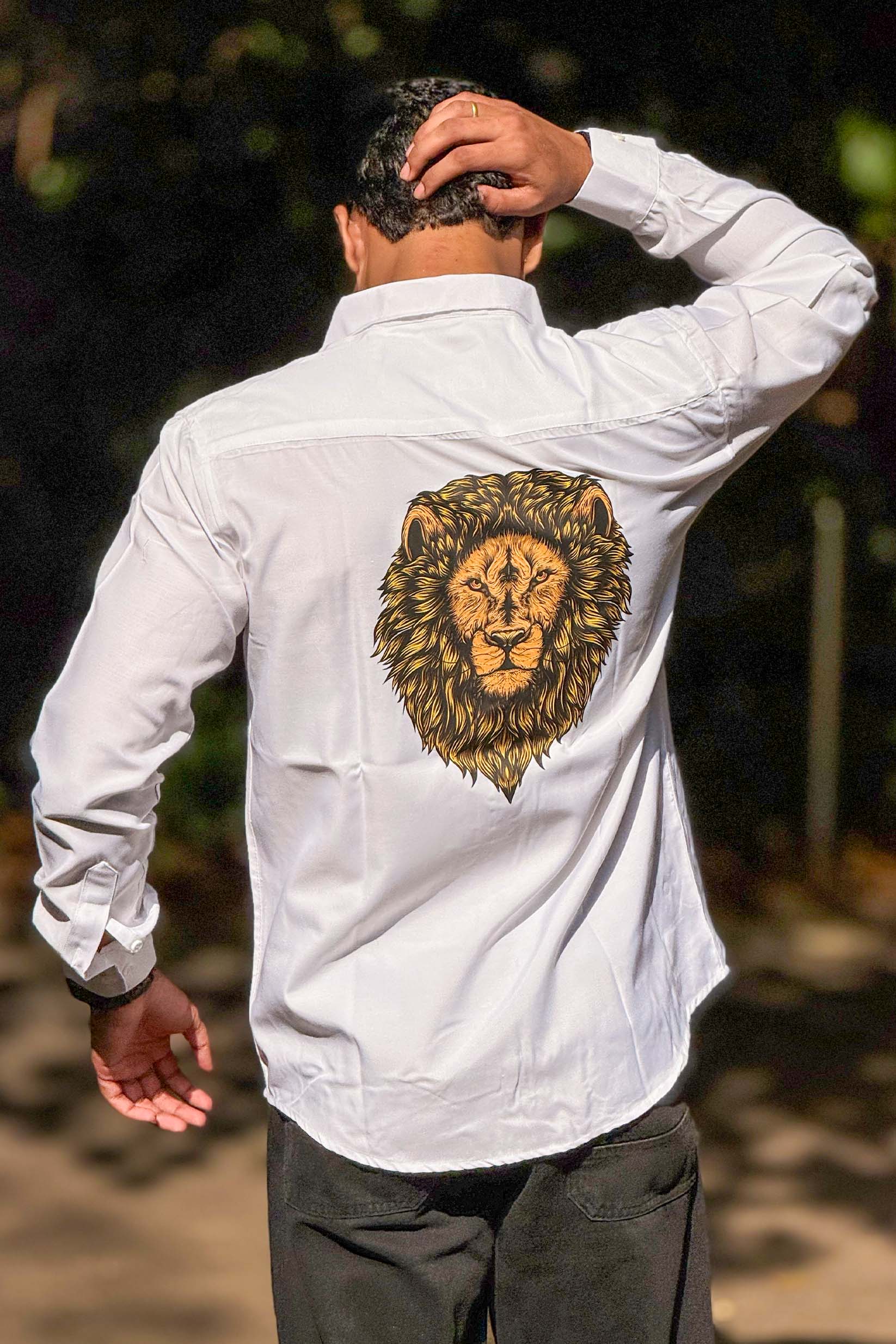 The MAJESTY Shirt | 100% Cotton Premium Lion Printed Shirt