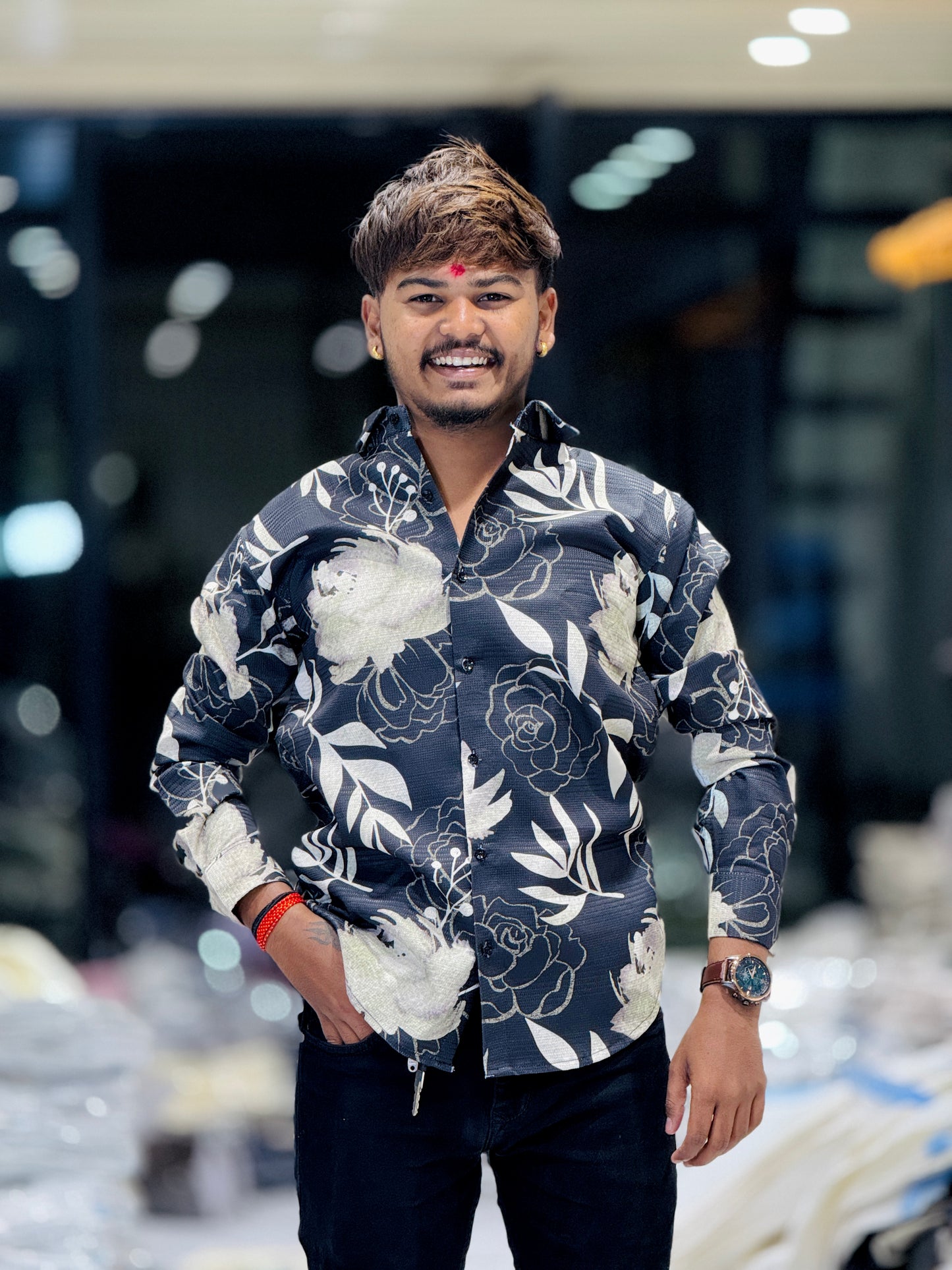 FUNKY PRINT SHIRT(Set Off 4)