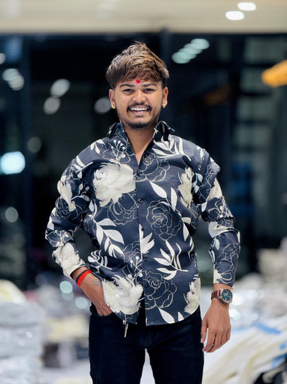 FUNKY PRINT SHIRT(Set Off 4)