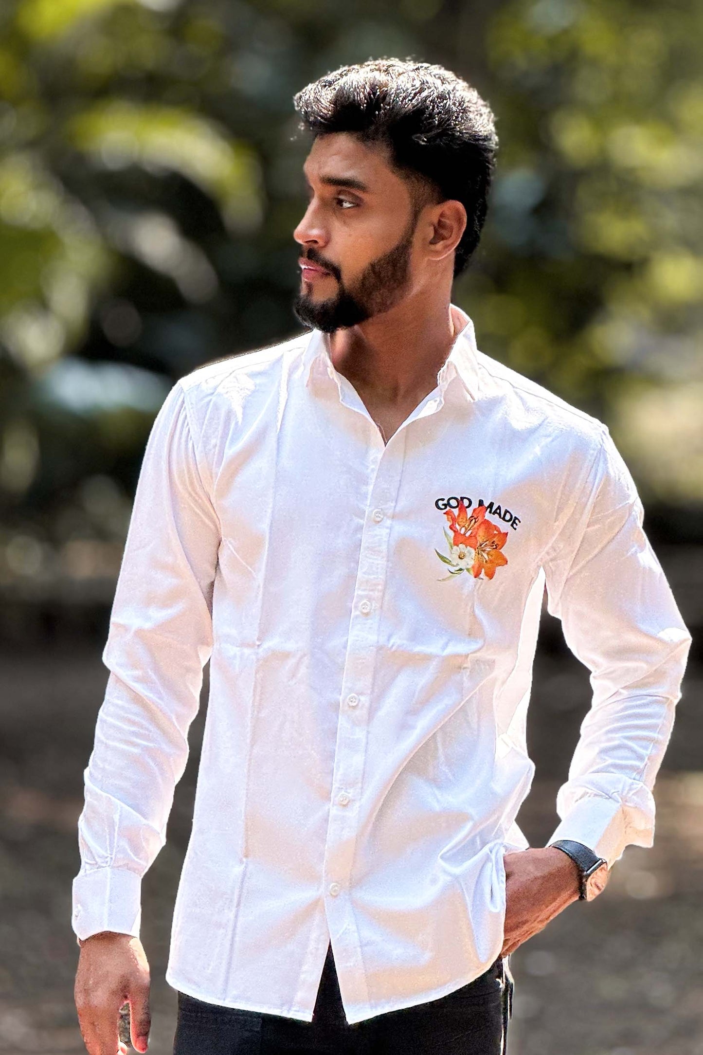 GOD MADE Street Edition | 100% Cotton Printed Shirt