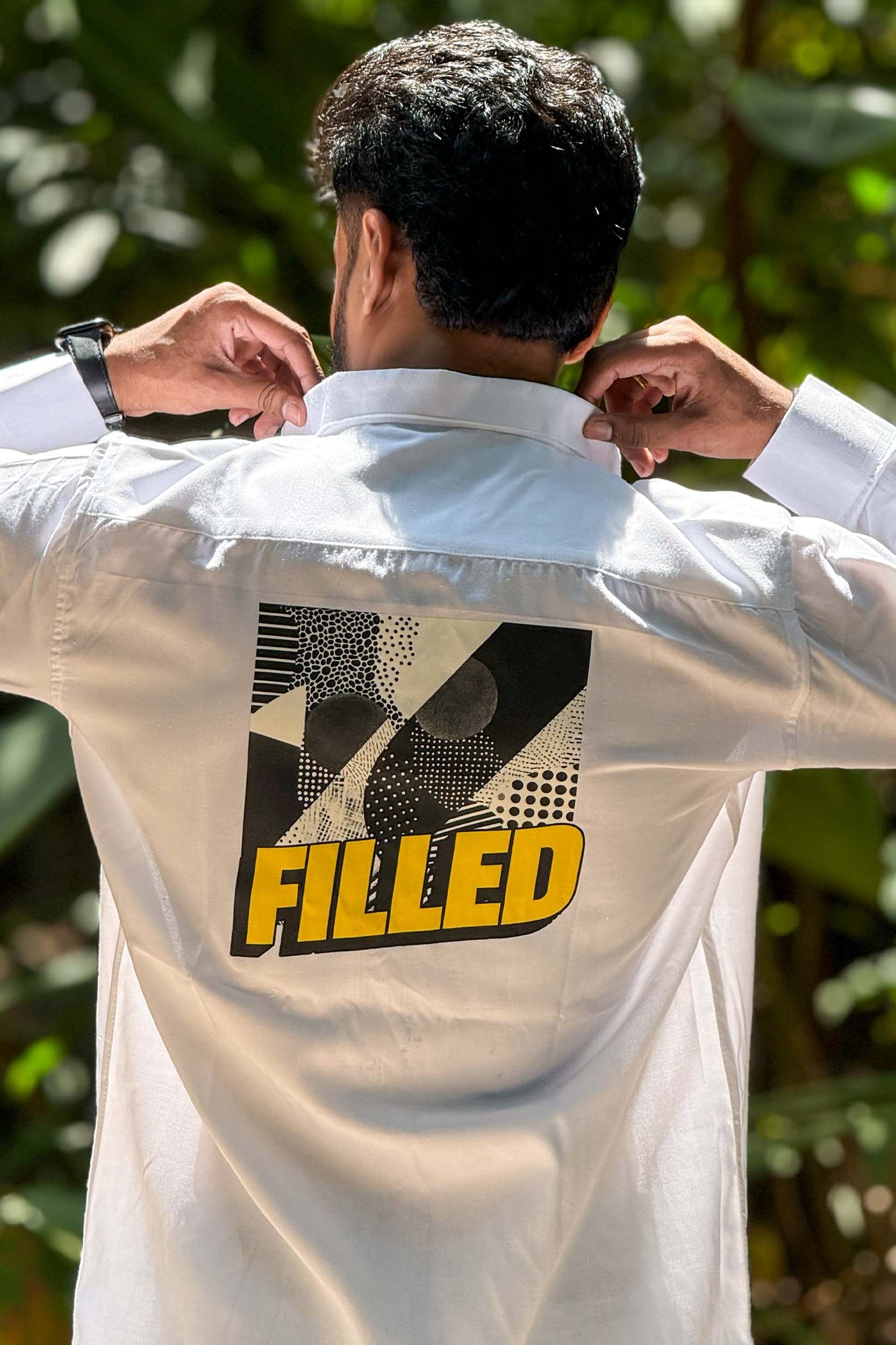 The FILLED Shirt | 100% Cotton Premium Graphic Print Shirt