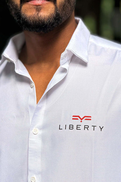 The LIBERTY Shirt | 100% Cotton Premium Minimal Printed Shirt