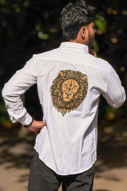 The MAJESTY Shirt | 100% Cotton Premium Lion Printed Shirt
