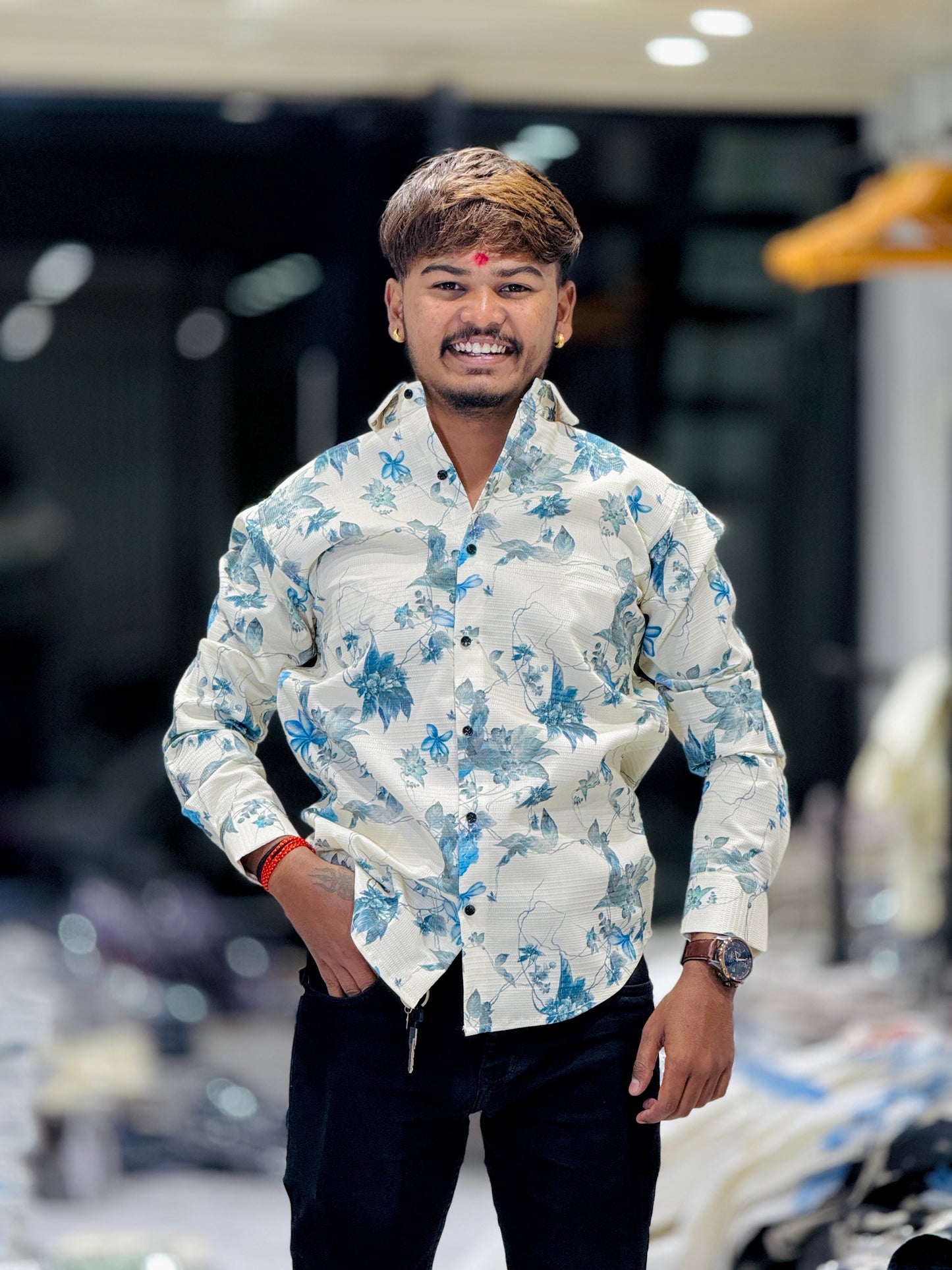 FUNKY PRINT SHIRT(Set Off 4)