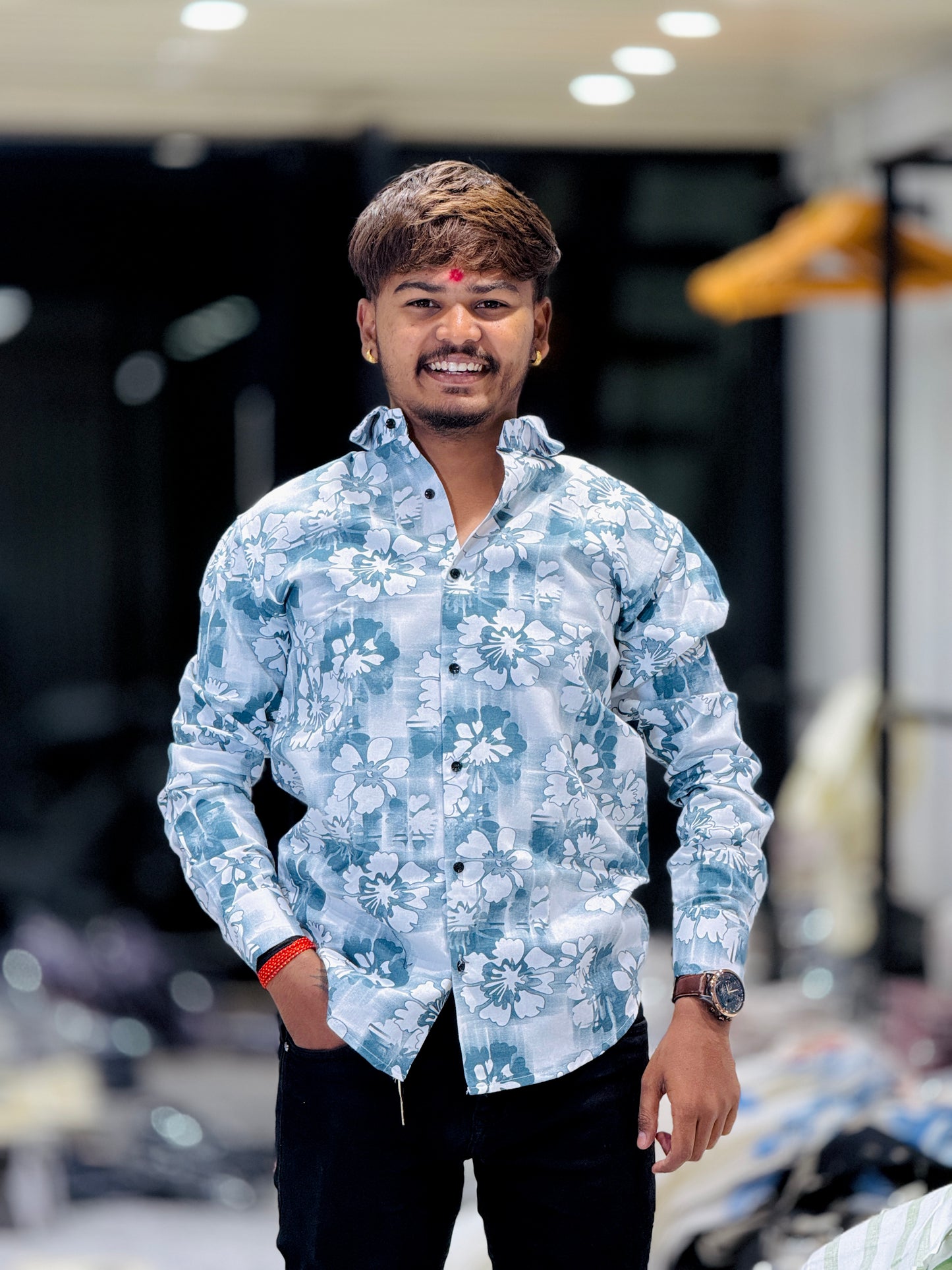 FUNKY PRINT SHIRT(Set Off 4)