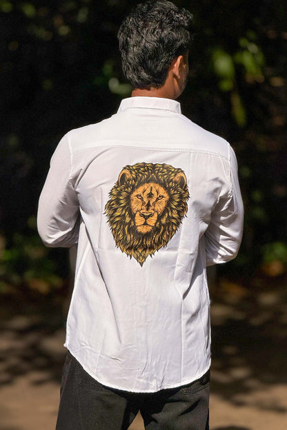 The MAJESTY Shirt | 100% Cotton Premium Lion Printed Shirt