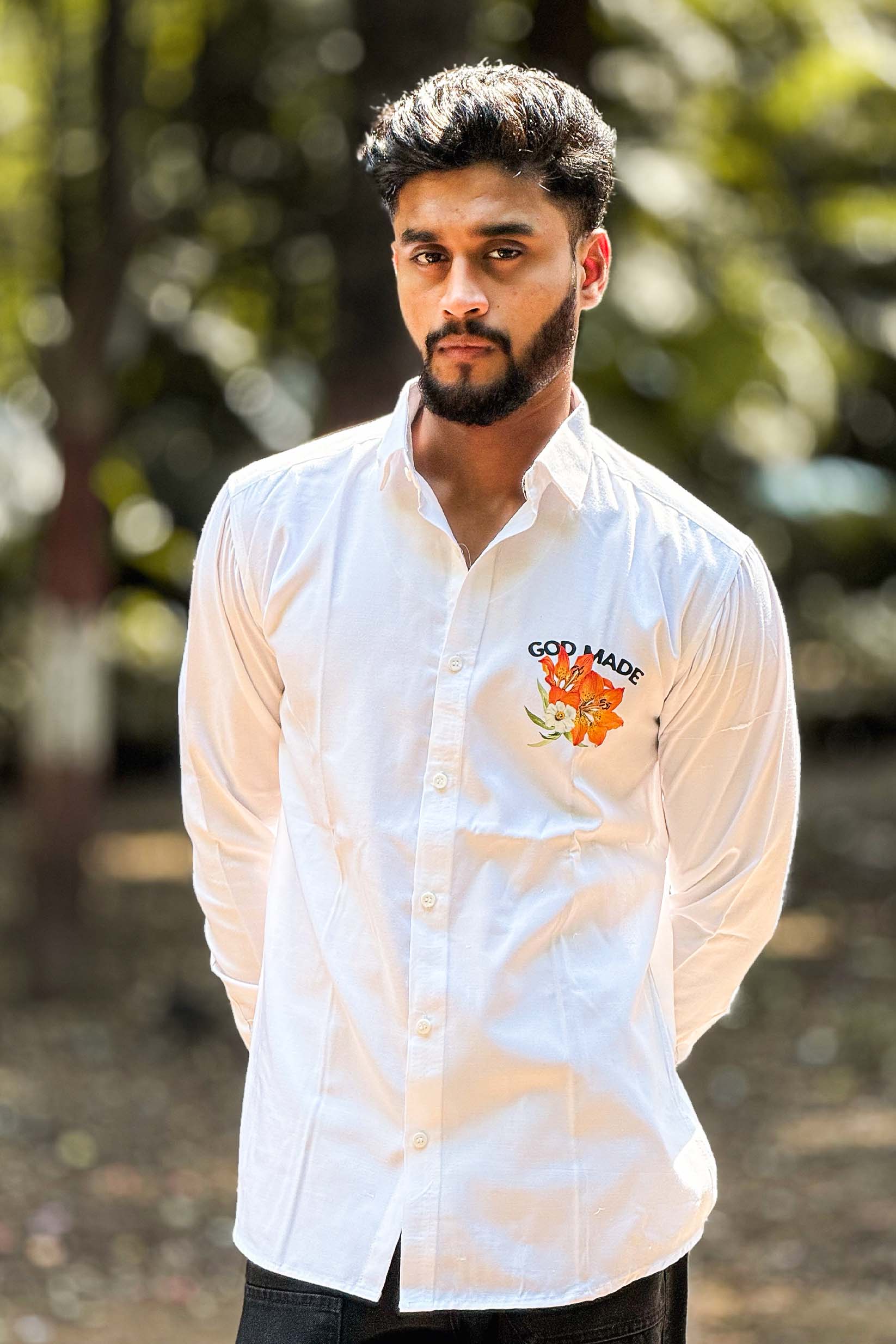 GOD MADE Street Edition | 100% Cotton Printed Shirt