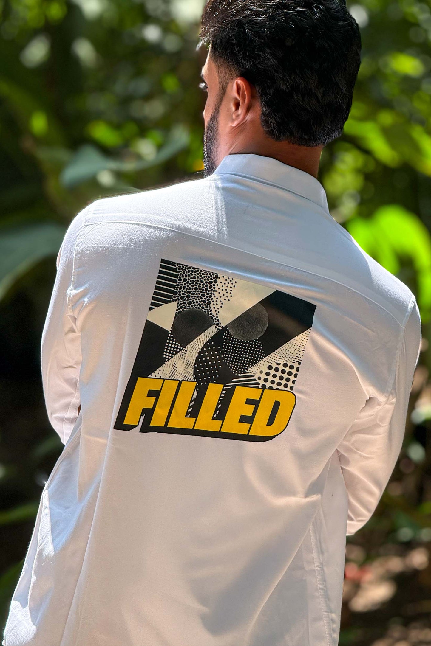 The FILLED Shirt | 100% Cotton Premium Graphic Print Shirt