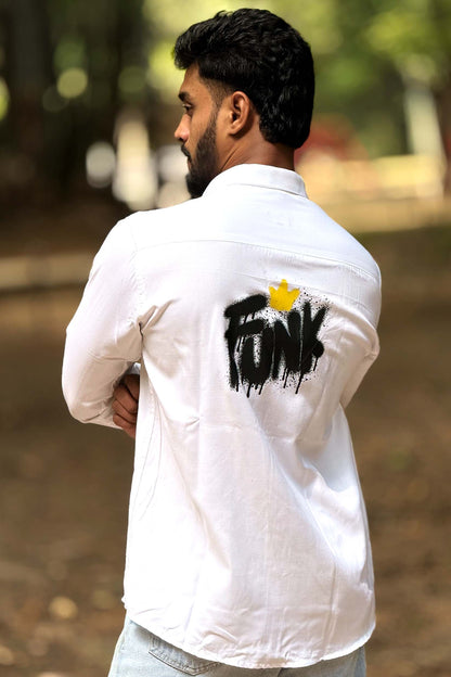 The FUNK Shirt | 100% Cotton Premium Street Print Shirt