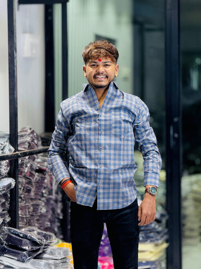 LIGHT CHECKS SHIRT(Set Off 4)